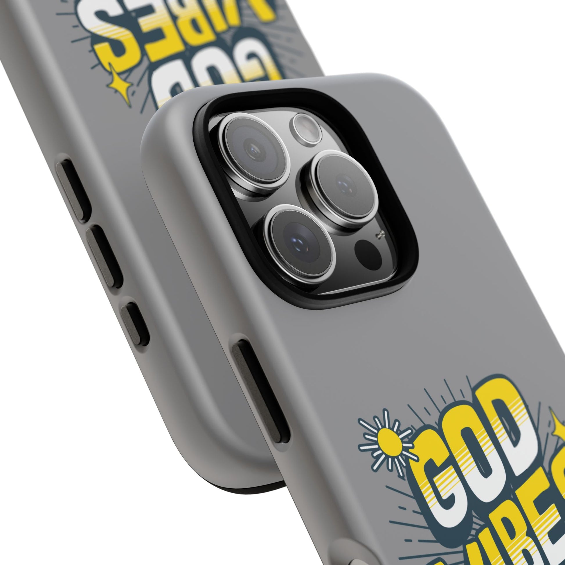 God Vibes Only Phone Case - Inspirational Tough Case, Positive Message Cover, Gift for Faith, Spirituality, Encouragement