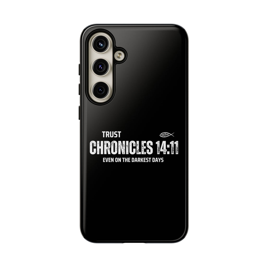 ⭐ Trust in God 2 Chronicles 14:11 Phone Case – Strength for the Hardest Days