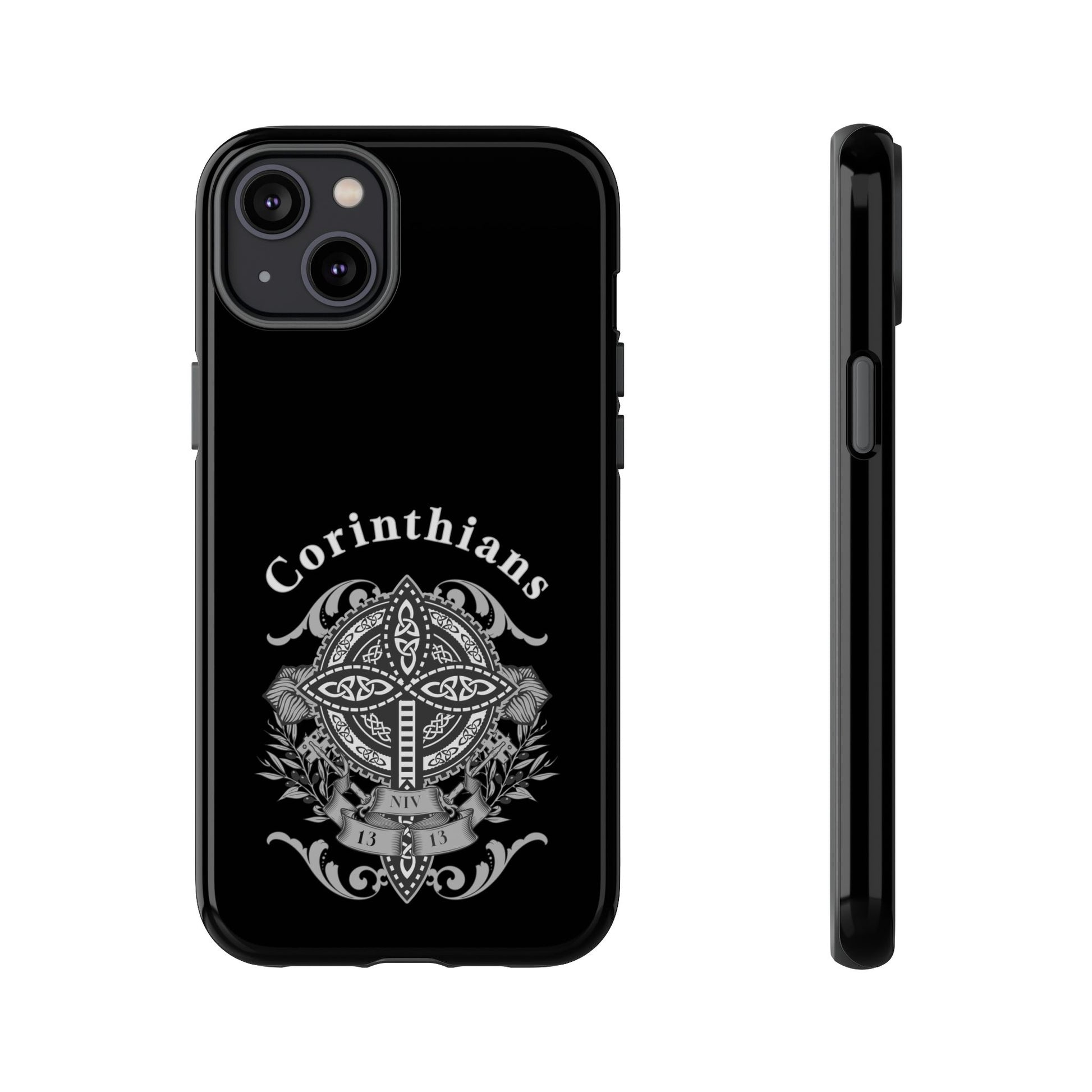 Corinthians Tough Case: Durable Phone Protection, Christian Gift, Unique Design, Trendy Accessory, Faith-Based Style