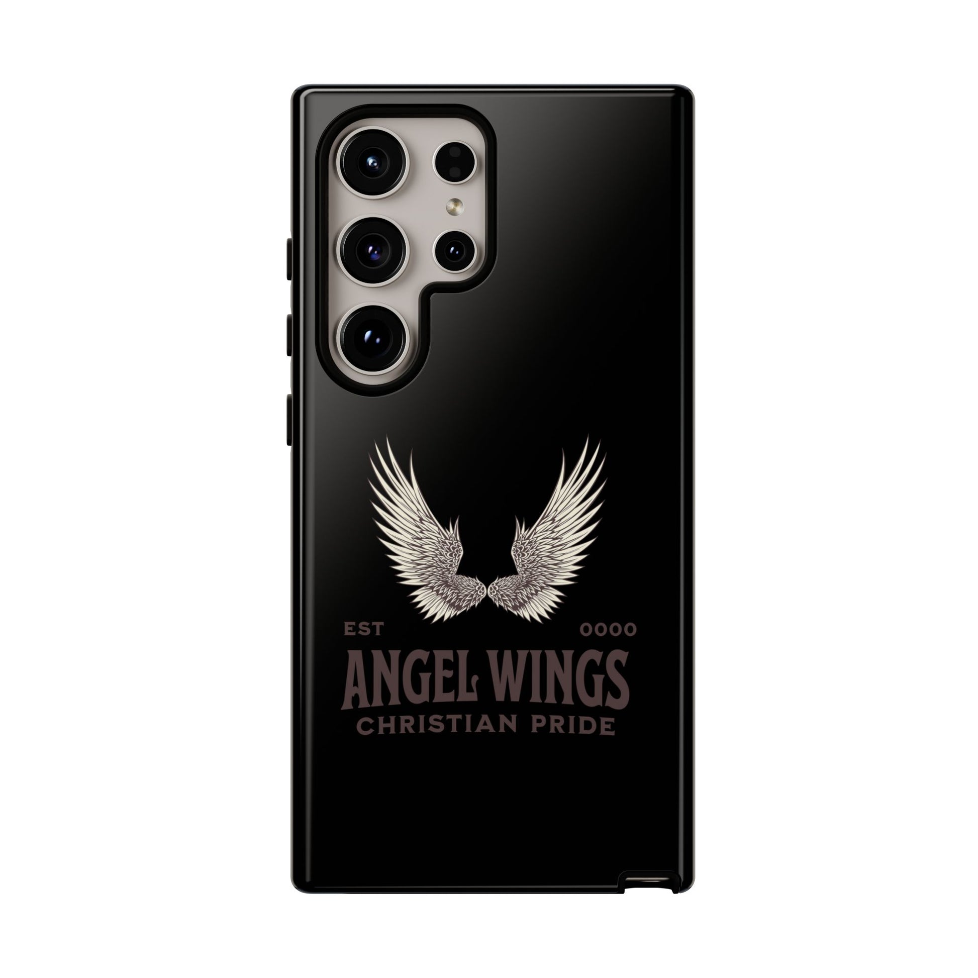 Angel Wings Phone Case - Tough Cases for Christian Pride, Unique Gift, Stylish Protection, Everyday Use, Angelic Design