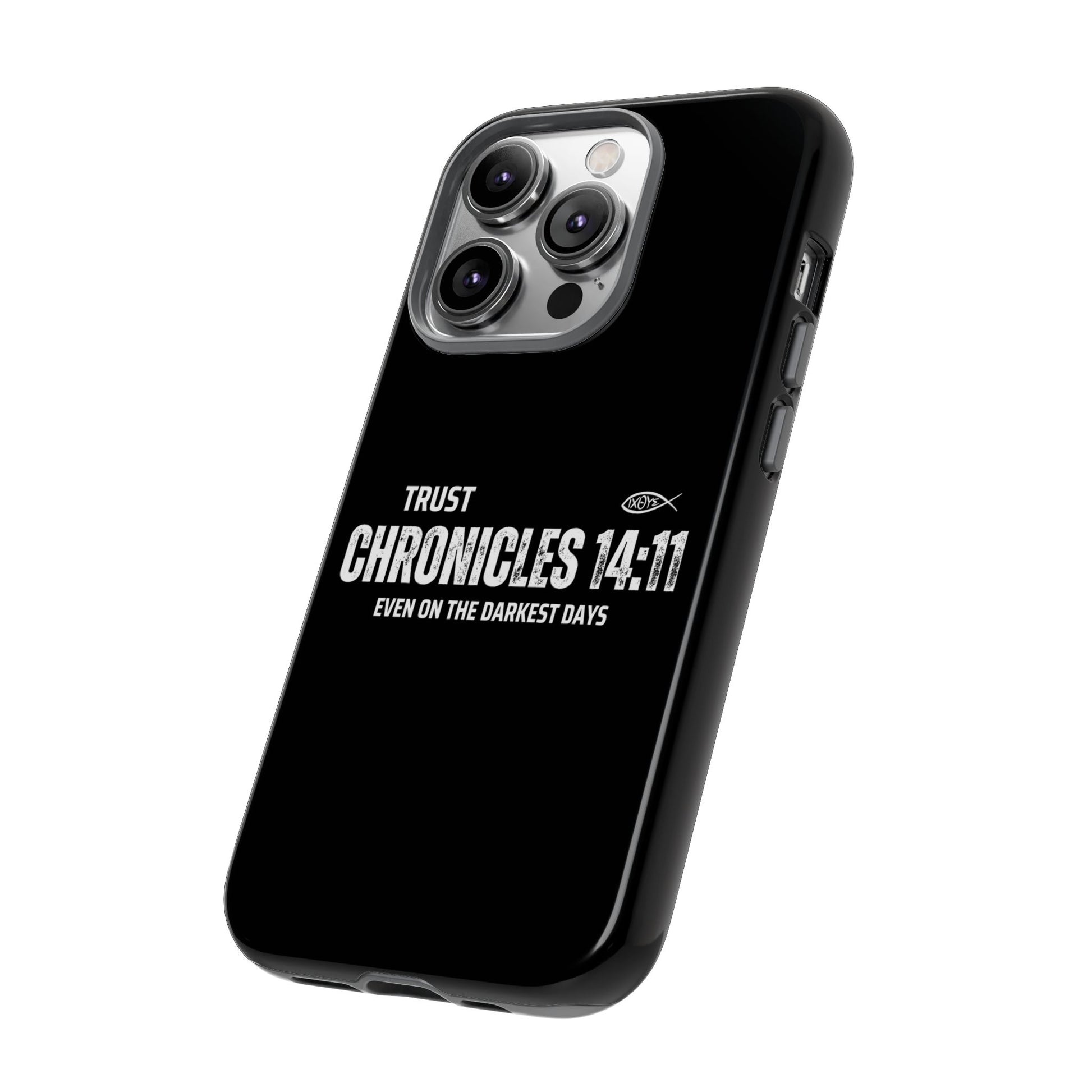 ⭐ Trust in God 2 Chronicles 14:11 Phone Case – Strength for the Hardest Days