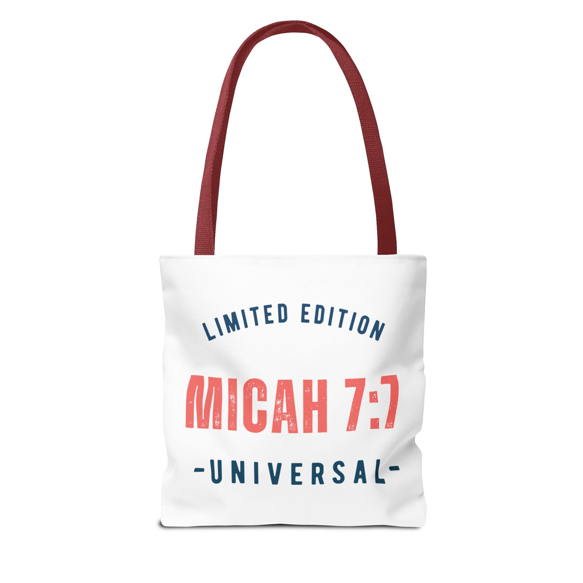 Limited Edition Inspirational Tote Bag - Micah 7:1, Motivational Carryall, Christian Gift, Everyday Tote, Reusable Shopping Bag