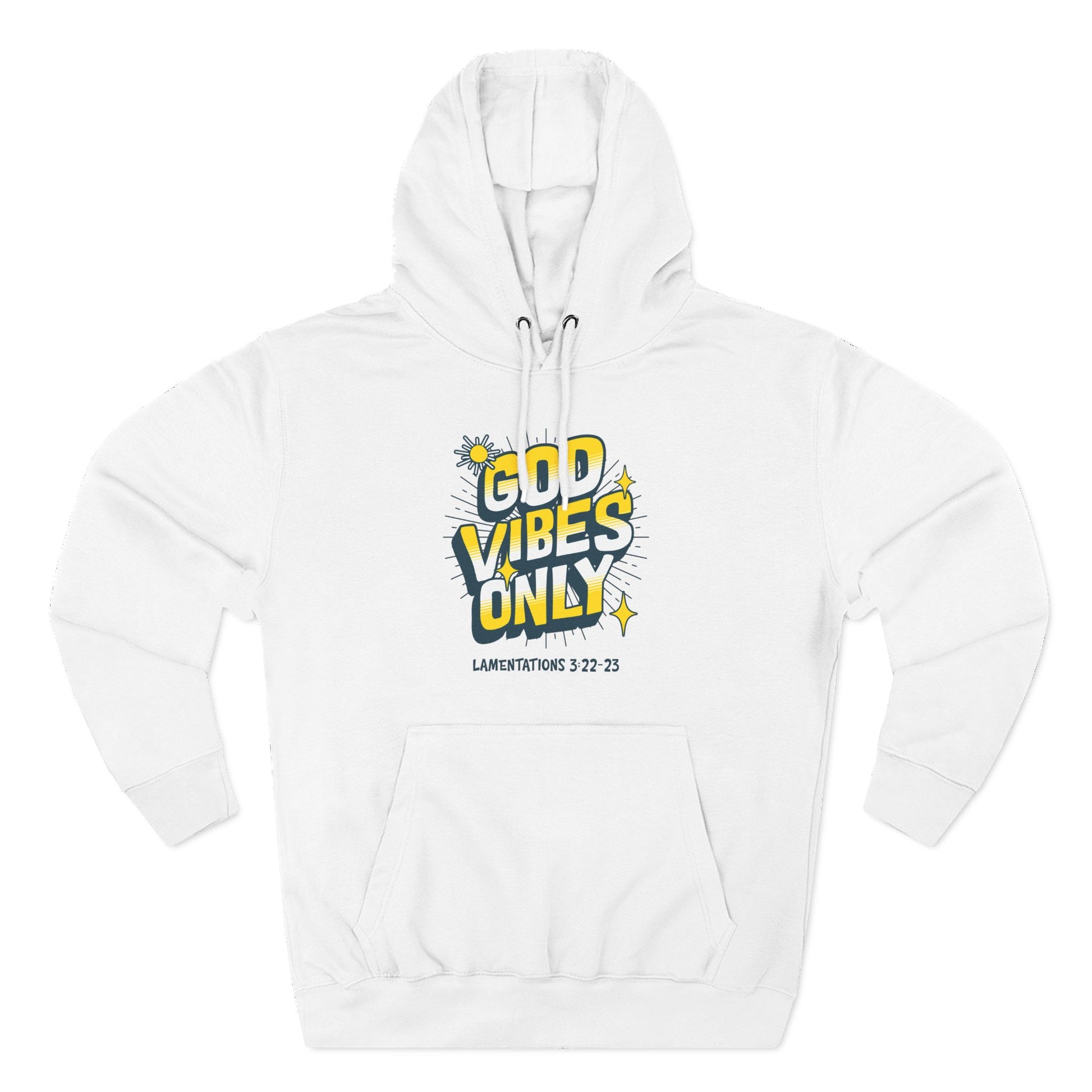 God Vibes Only Hoodie, Soft Fleece Sweatshirt, Inspirational Apparel, Unisex Hoodie Gift, Cozy Casual Wear