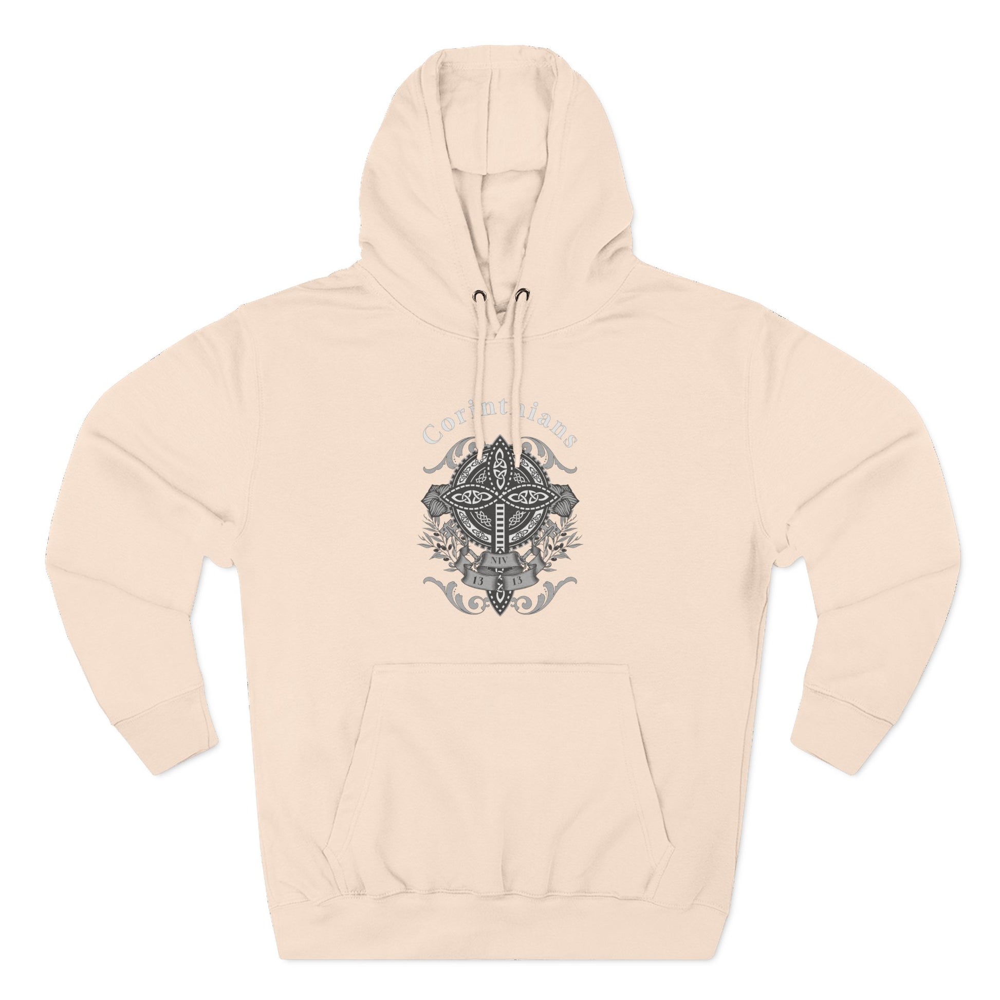 ⭐ Faith &amp; Resilience Christian Hoodie – Corinthians 1:13