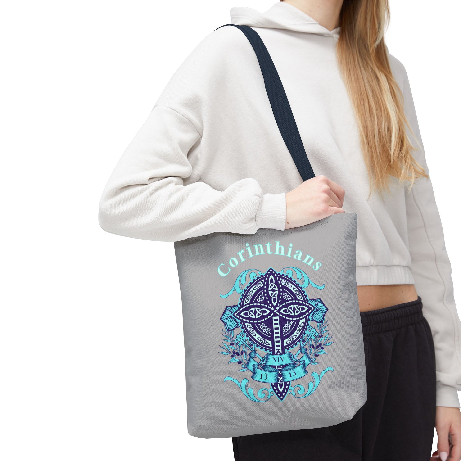 Spiritual Tote Bag with Cross Design | Christian Shoulder Bag, Inspirational Gift, Bible Verse Tote, Comfortable Everyday Use, [...]