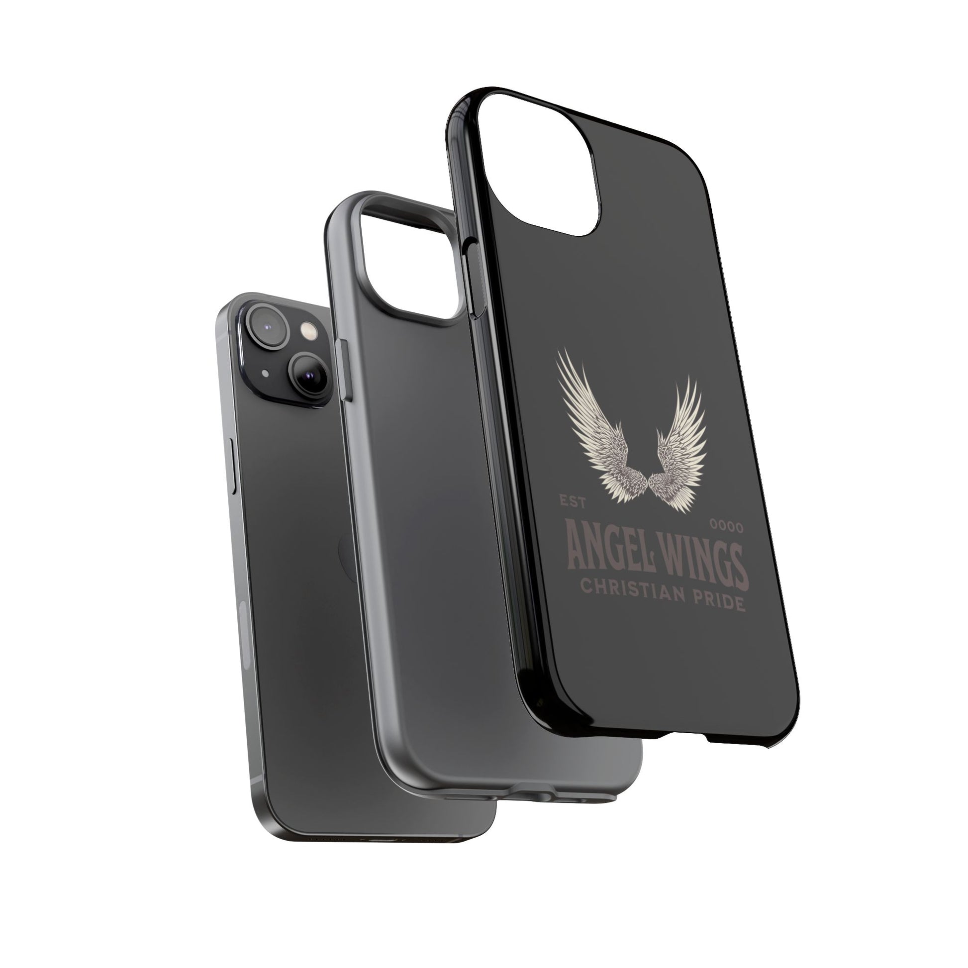 Angel Wings Phone Case - Tough Cases for Christian Pride, Unique Gift, Stylish Protection, Everyday Use, Angelic Design