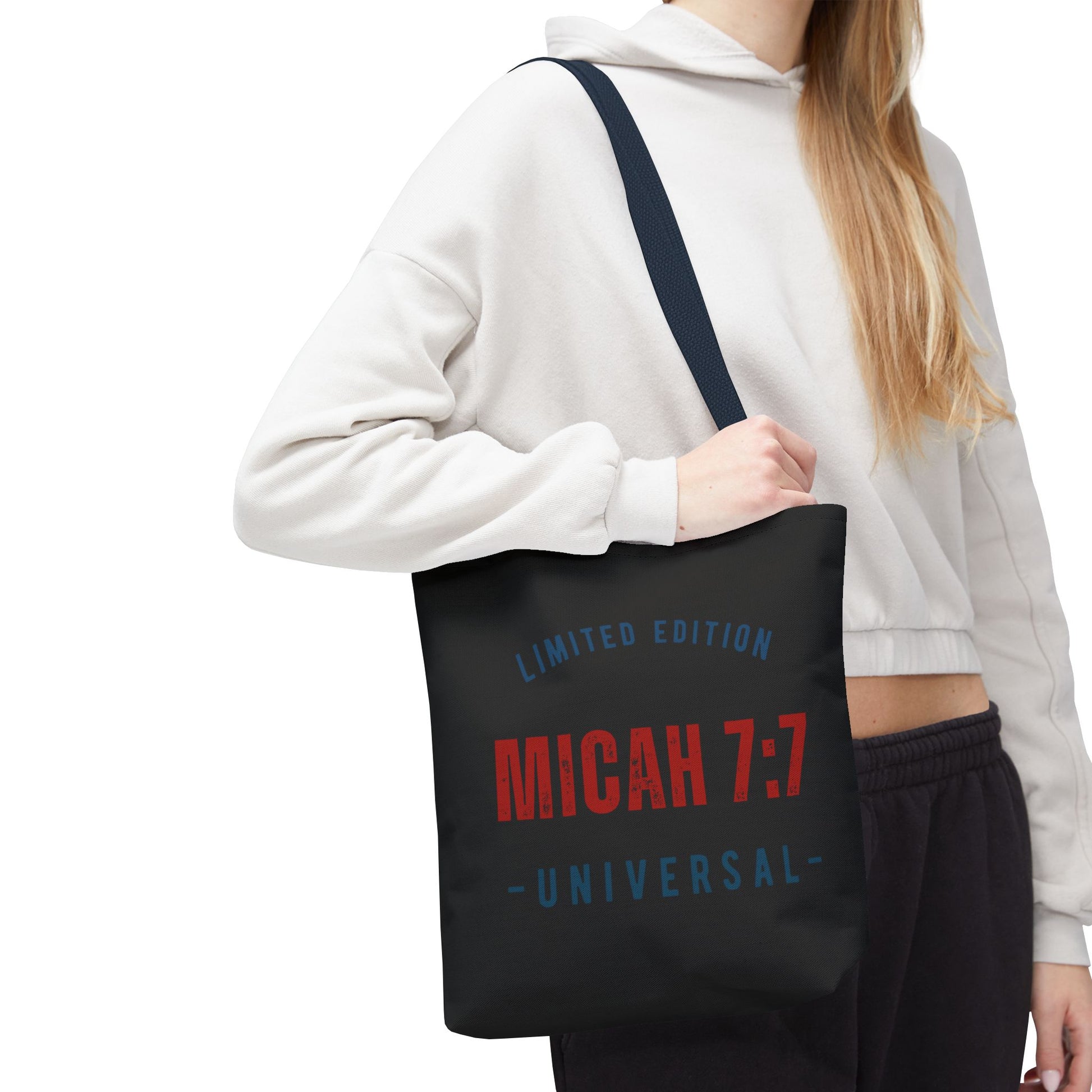 Limited Edition Micah 7:1 Tote Bag - Universal Design for Everyday Use, Gift, Eco-Friendly, Daily Essentials, Faith-Inspired