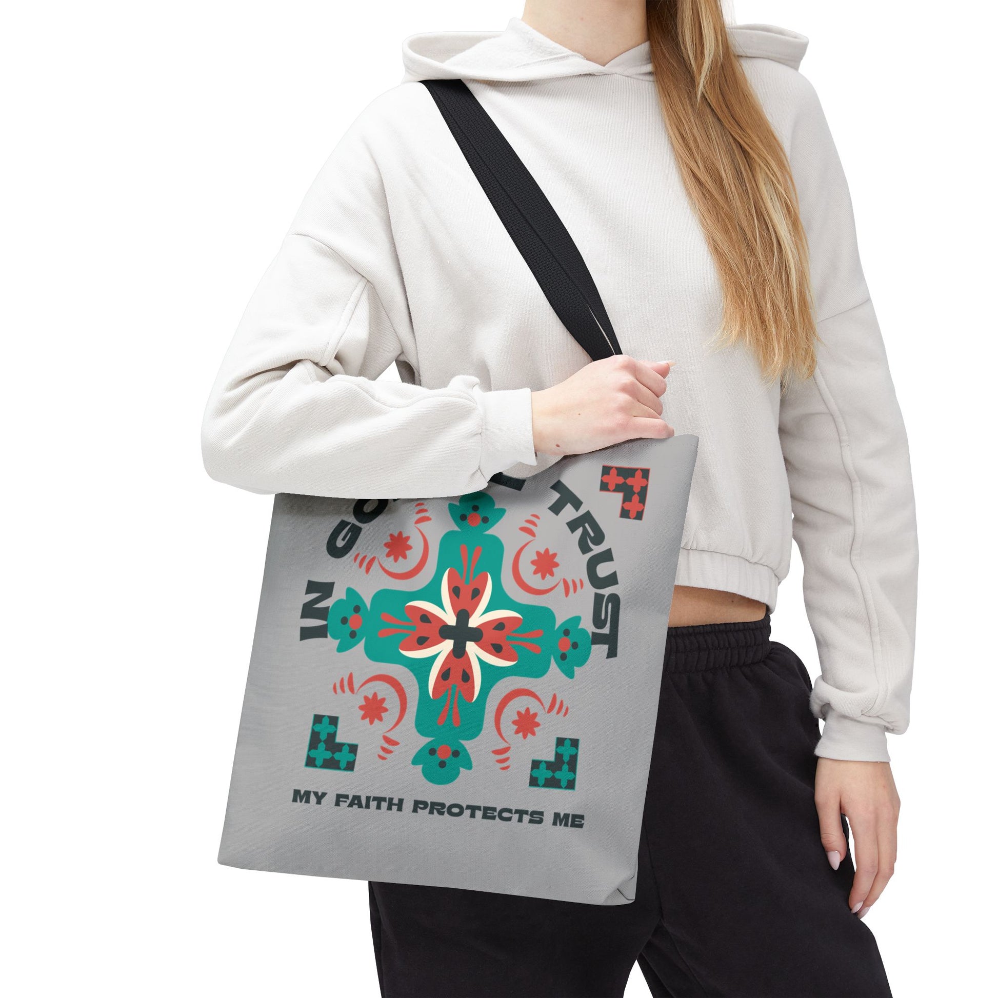 Faith-Inspired Tote Bag, Spiritual Shopper, Inspirational Gift, Religious Tote, Christian Accessory, Everyday Use