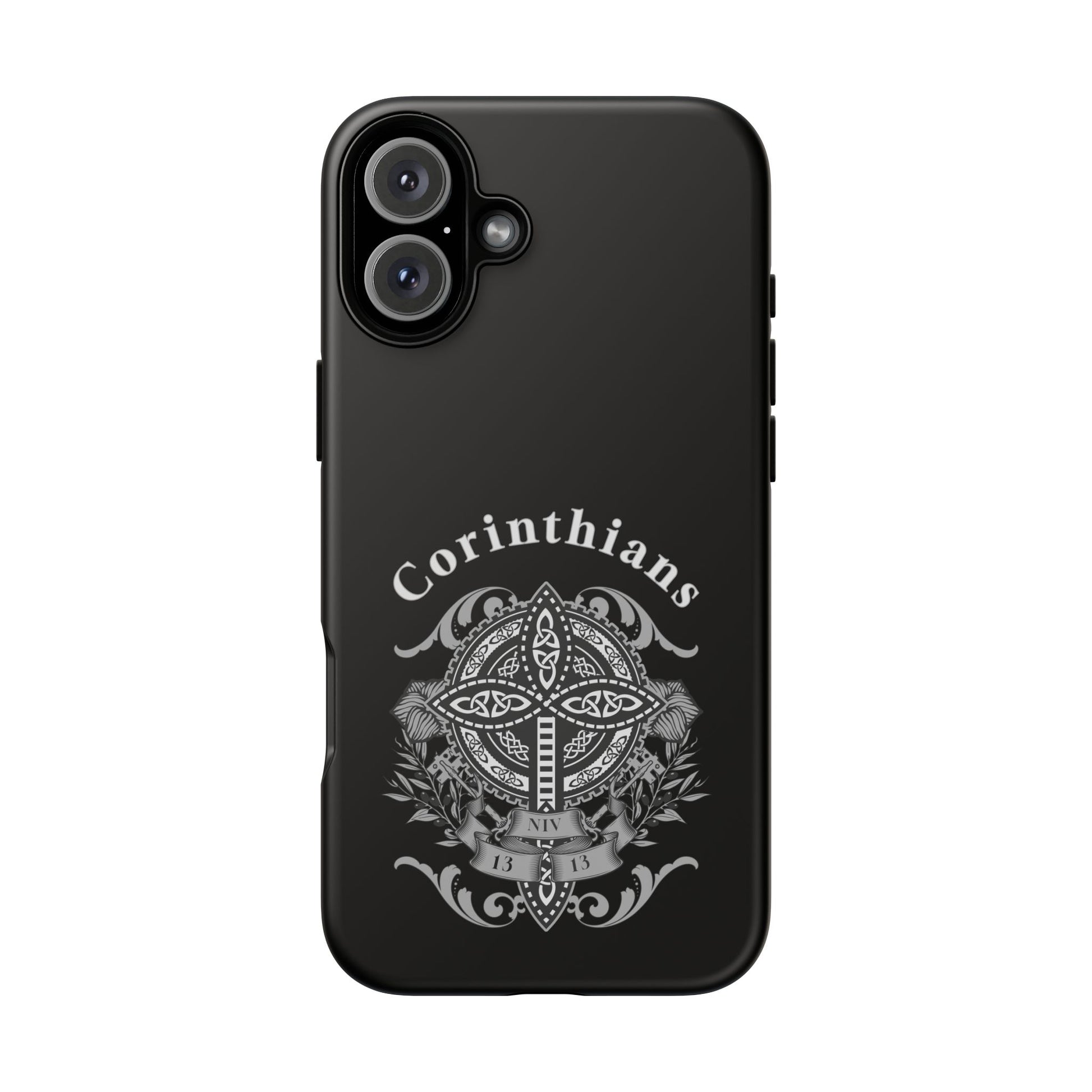 Corinthians Tough Case: Durable Phone Protection, Christian Gift, Unique Design, Trendy Accessory, Faith-Based Style