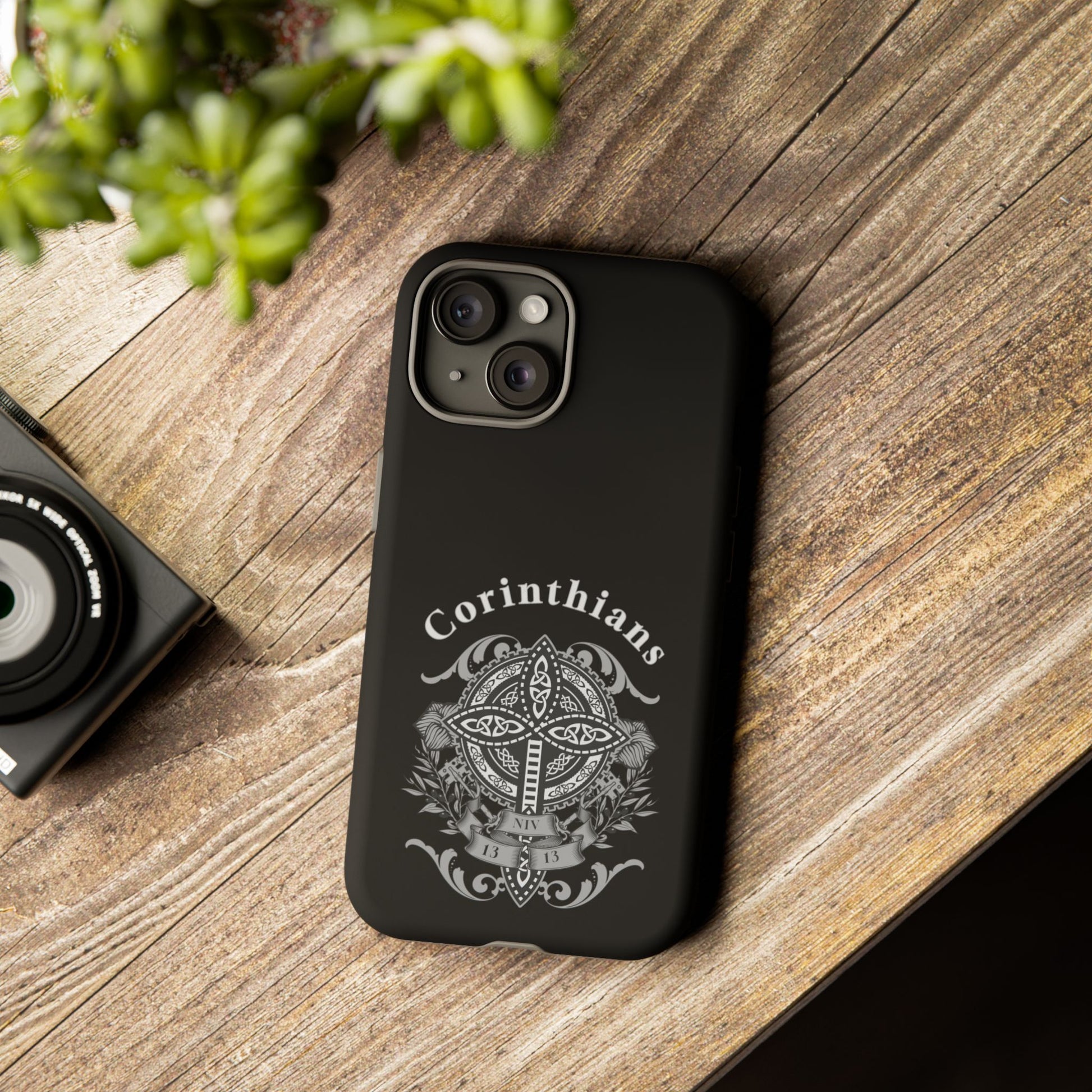Corinthians Tough Case: Durable Phone Protection, Christian Gift, Unique Design, Trendy Accessory, Faith-Based Style