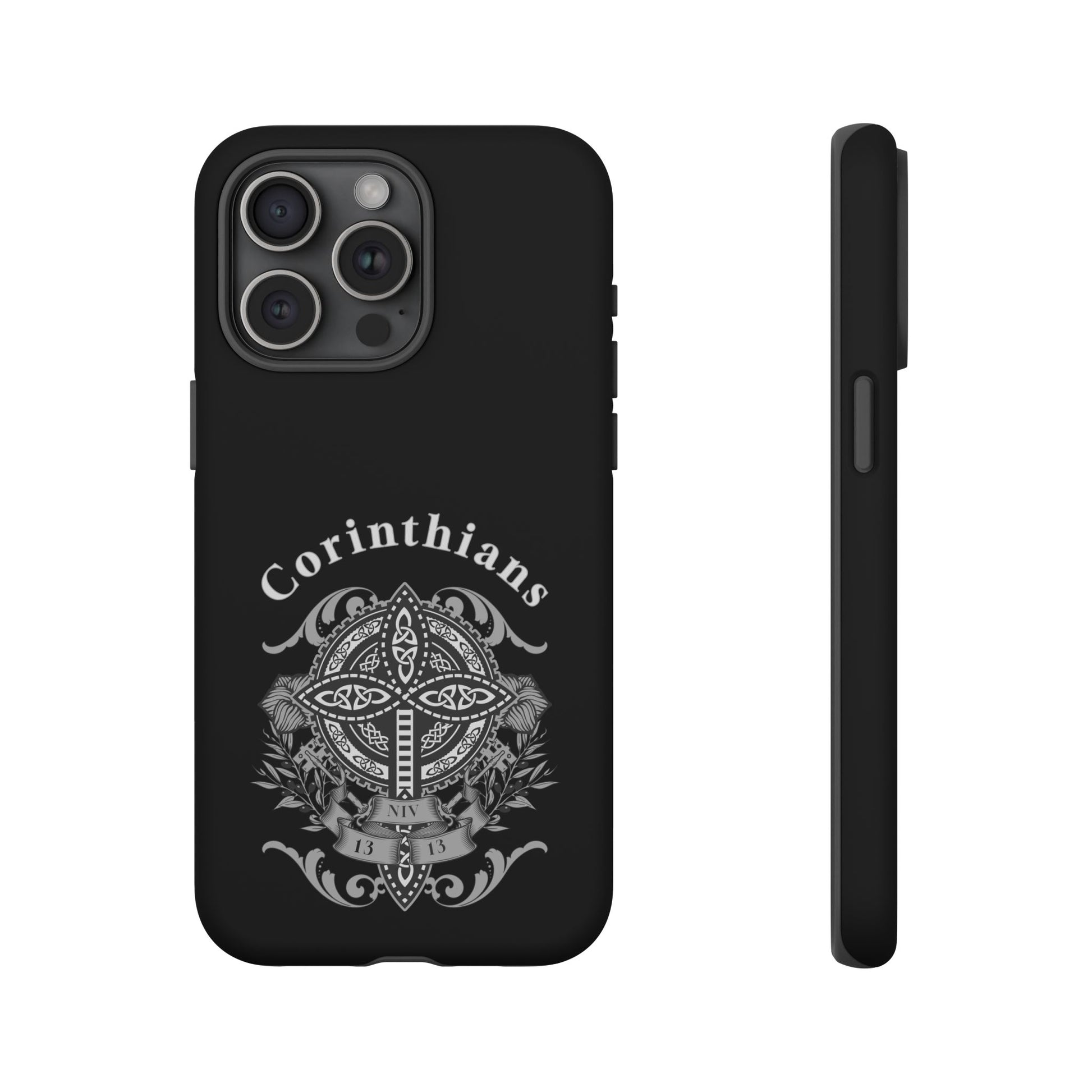 Corinthians Tough Case: Durable Phone Protection, Christian Gift, Unique Design, Trendy Accessory, Faith-Based Style