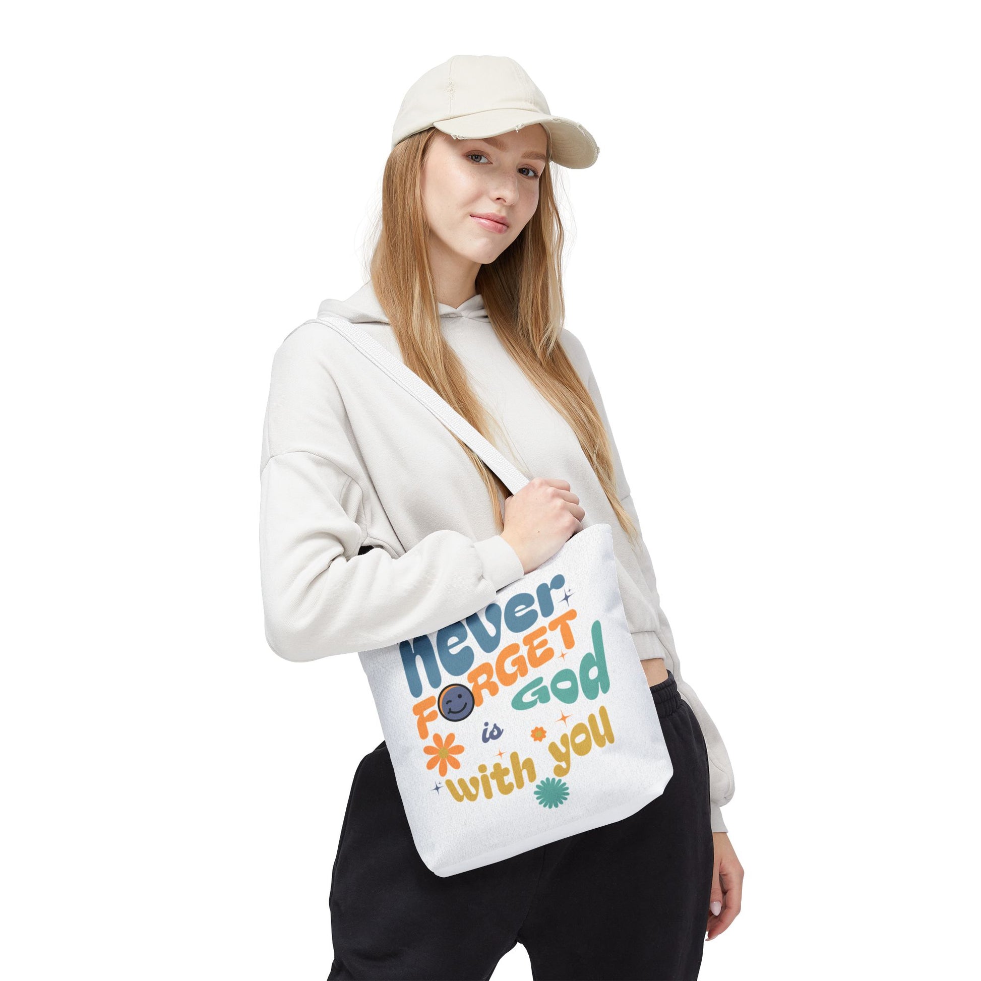 ⭐ Never Forget Tote Bag – Deuteronomy 31:6