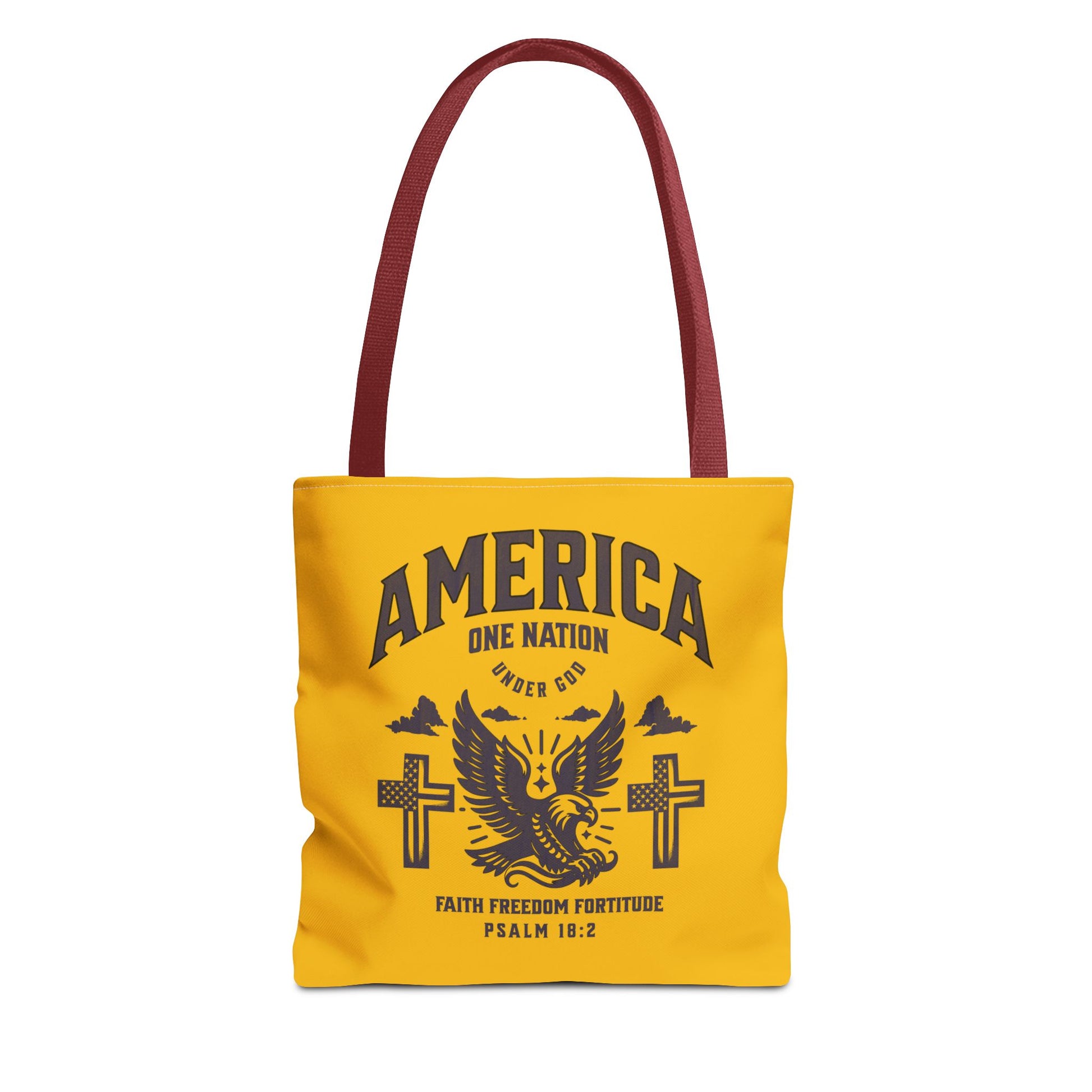 ⭐ America Faith Tote Bag – Bold Patriotic & Faith Statement