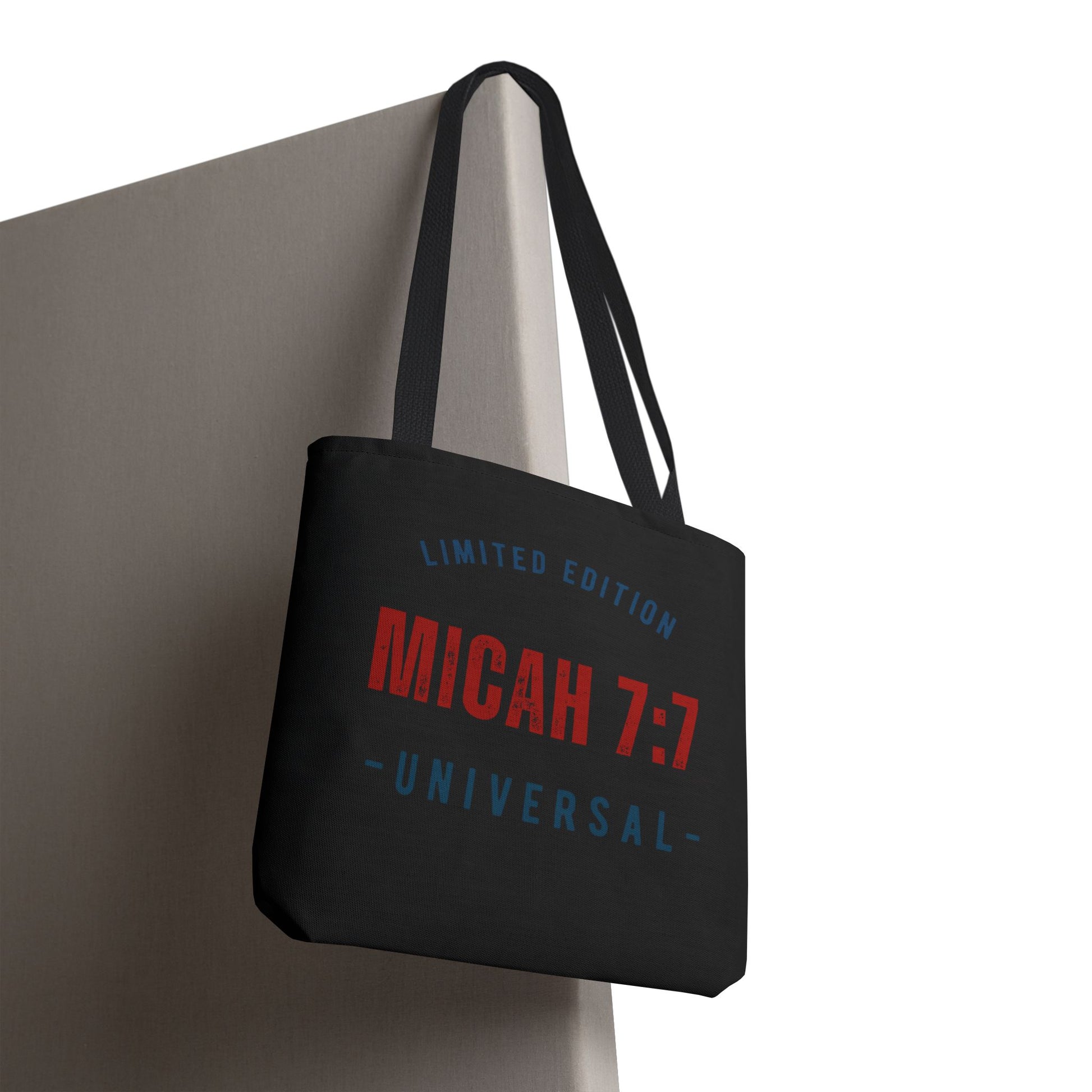 Limited Edition Micah 7:1 Tote Bag - Universal Design for Everyday Use, Gift, Eco-Friendly, Daily Essentials, Faith-Inspired