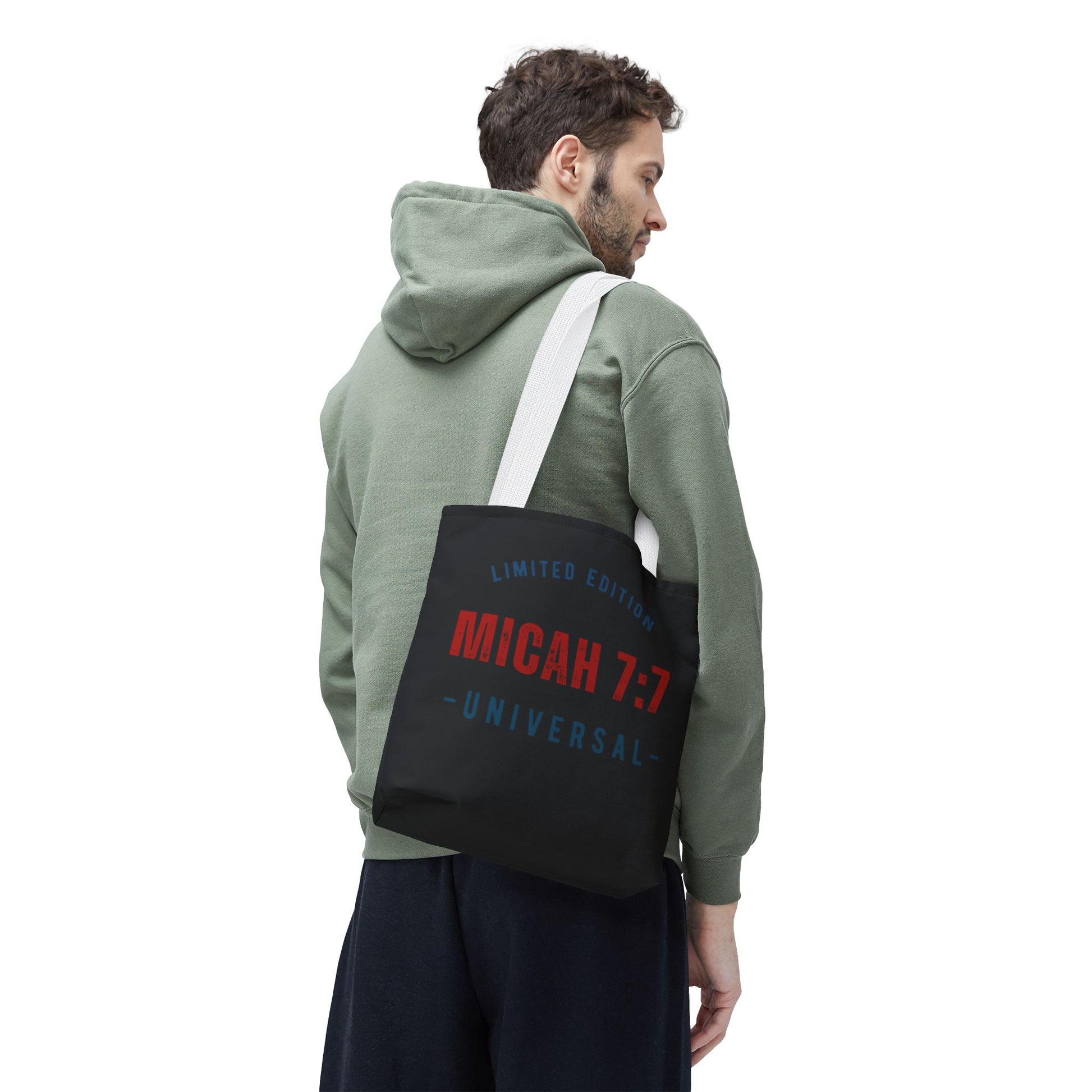 Limited Edition Micah 7:1 Tote Bag - Universal Design for Everyday Use, Gift, Eco-Friendly, Daily Essentials, Faith-Inspired