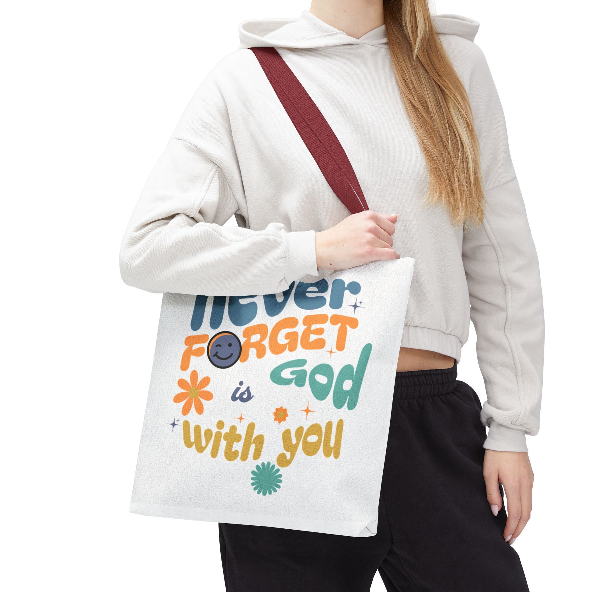 ⭐ Never Forget Tote Bag – Deuteronomy 31:6
