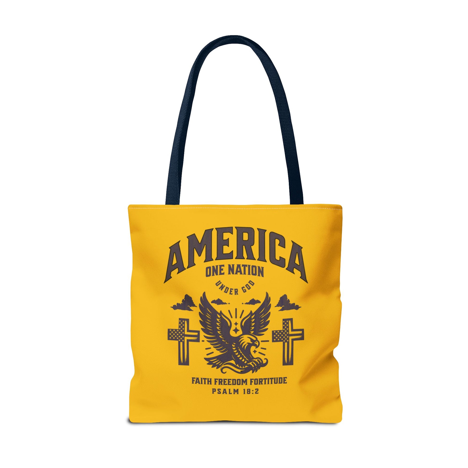 ⭐ America Faith Tote Bag – Bold Patriotic & Faith Statement