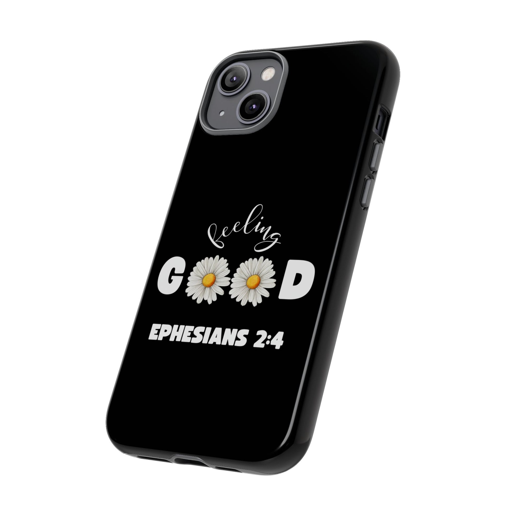 Ephesians 2:4 Floral Phone Case, Inspirational iPhone Cover, Tough Cases for Positivity, Motivational Gift for Friends, Spring Accessories