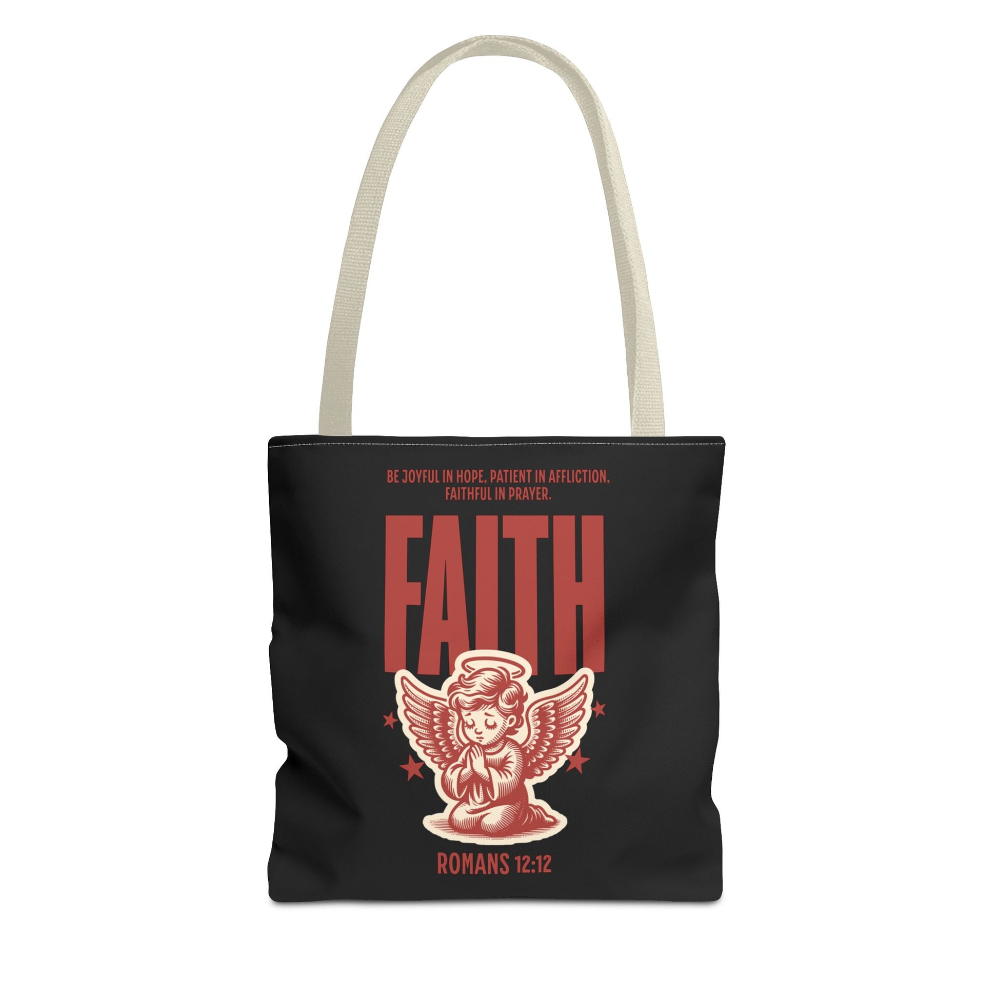 Faith-Inspired Tote Bag, Religious Shopping Bag, Gift for Believers, Motivational Daily Bag, Christian Faith Tote