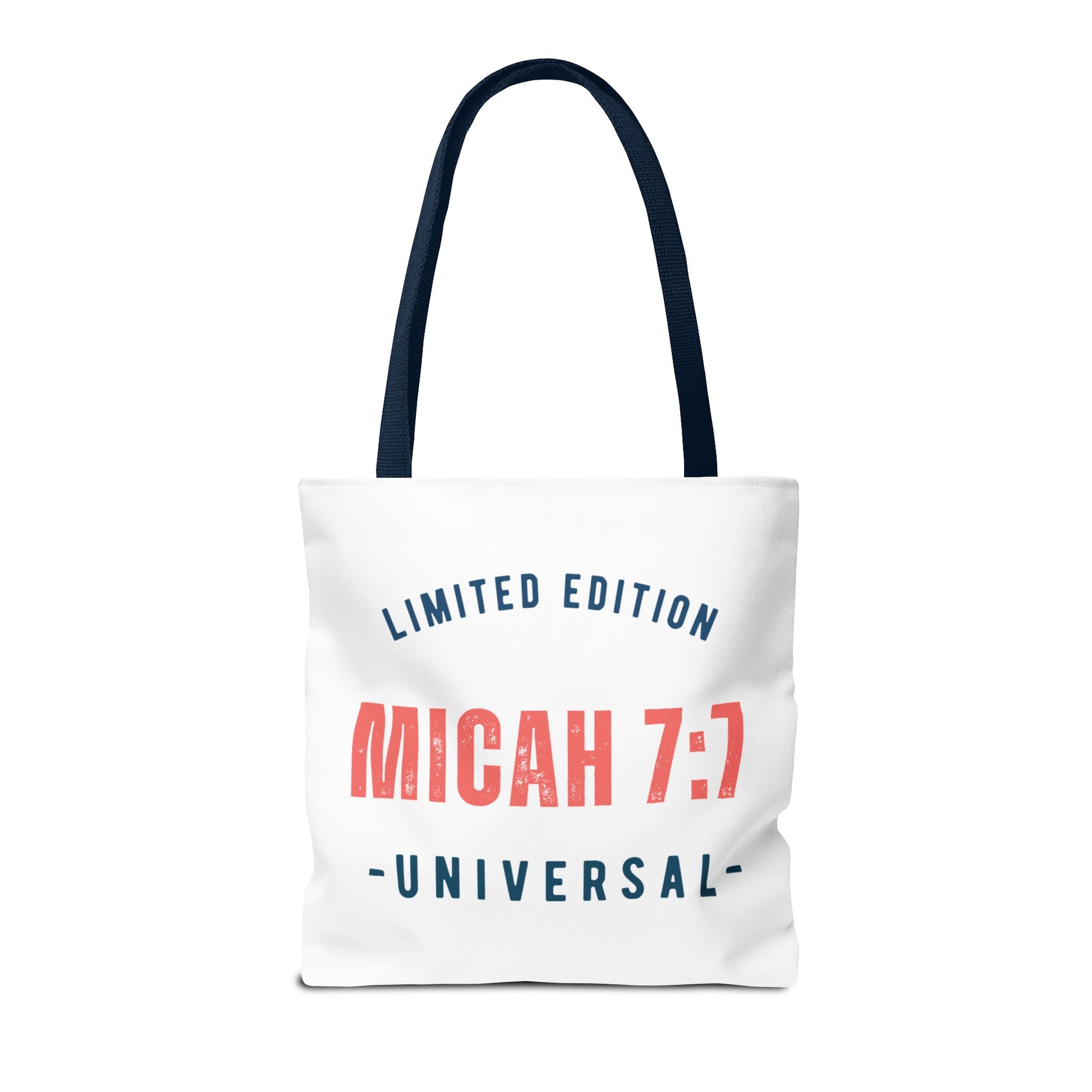 Limited Edition Inspirational Tote Bag - Micah 7:1, Motivational Carryall, Christian Gift, Everyday Tote, Reusable Shopping Bag