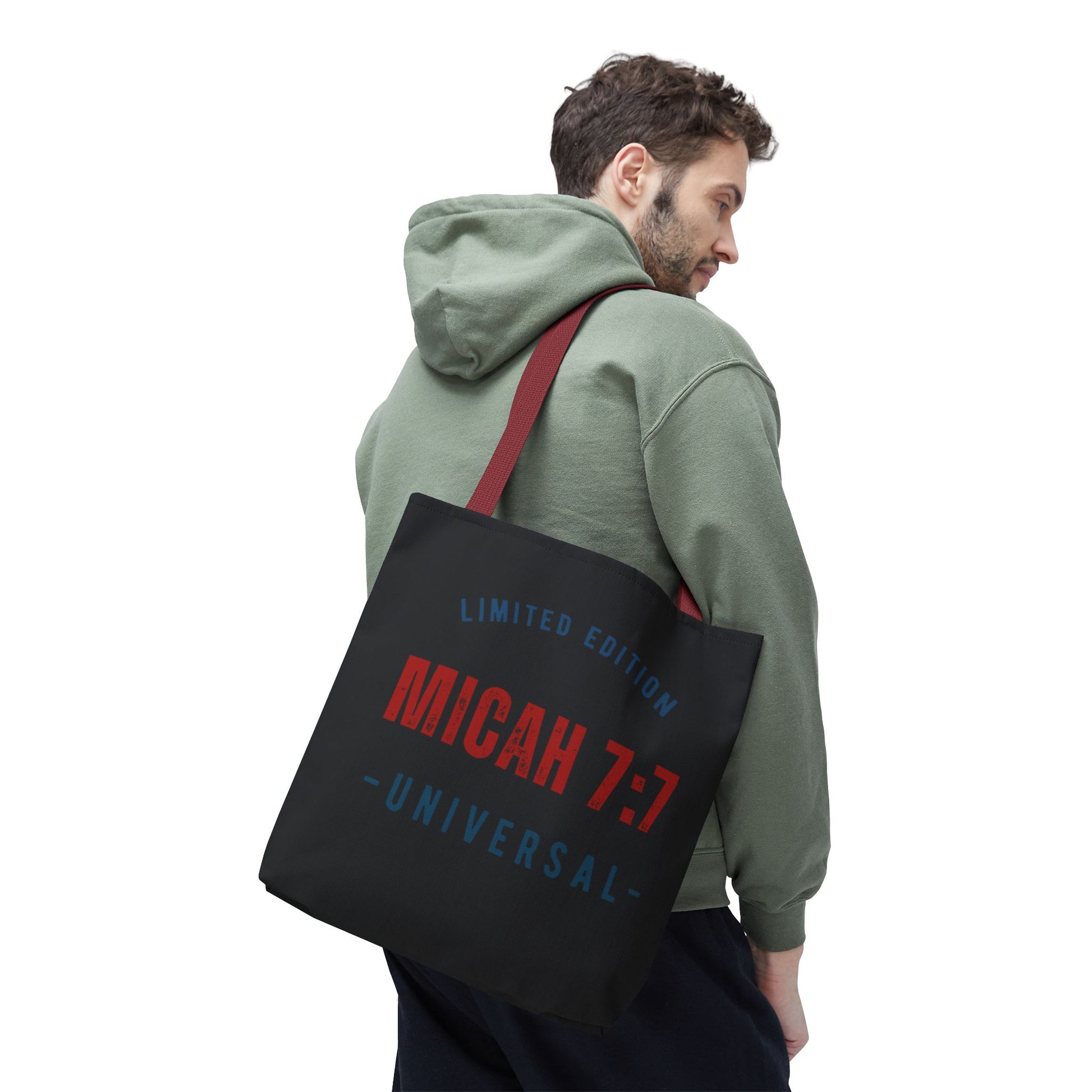 Limited Edition Micah 7:1 Tote Bag - Universal Design for Everyday Use, Gift, Eco-Friendly, Daily Essentials, Faith-Inspired