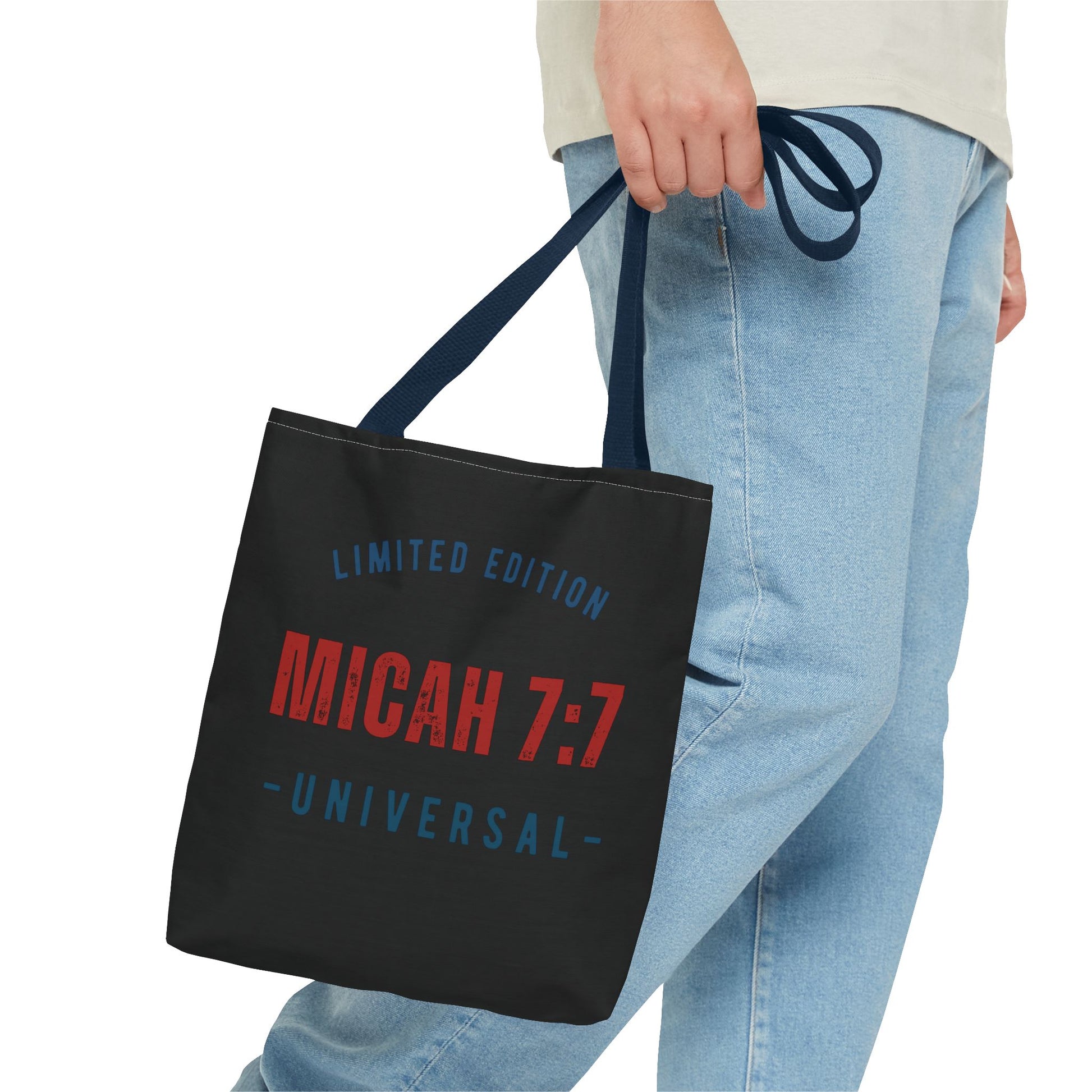 Limited Edition Micah 7:1 Tote Bag - Universal Design for Everyday Use, Gift, Eco-Friendly, Daily Essentials, Faith-Inspired