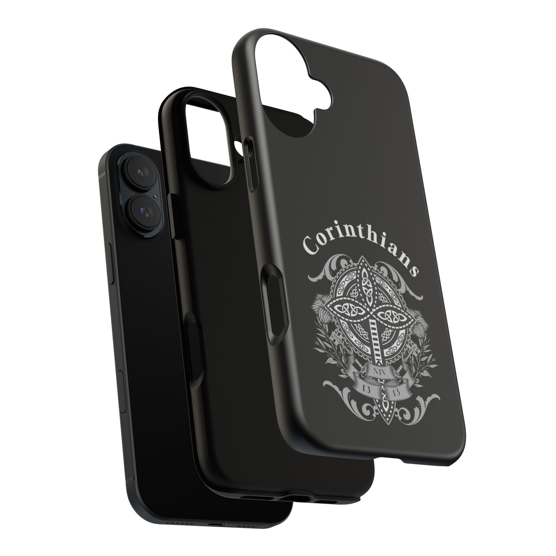 Corinthians Tough Case: Durable Phone Protection, Christian Gift, Unique Design, Trendy Accessory, Faith-Based Style