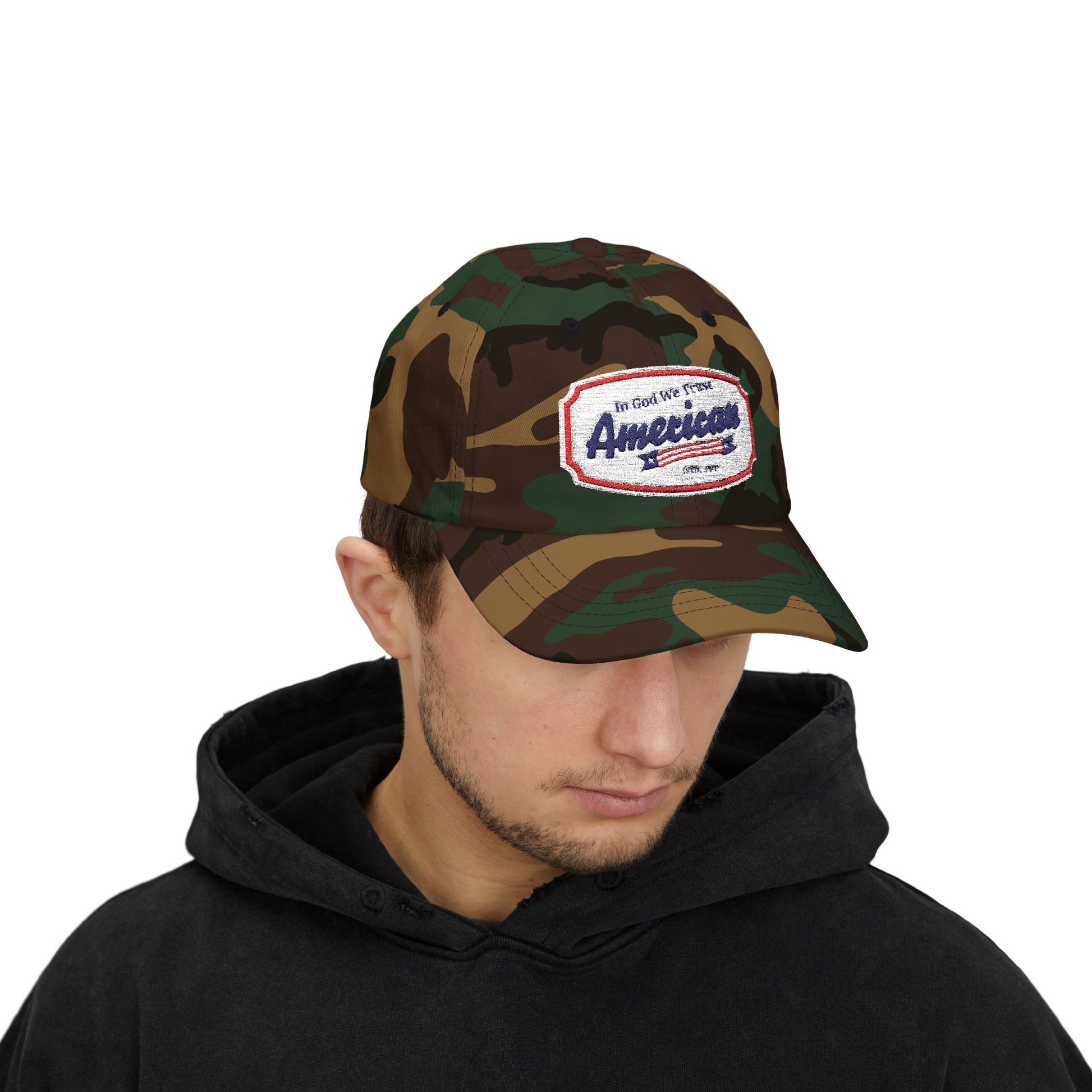 Classic Dad Cap with American Theme, Casual Sun Hat, Gift for Father's Day, Comfortable Everyday Essential, Stylish Baseball Cap, [...]