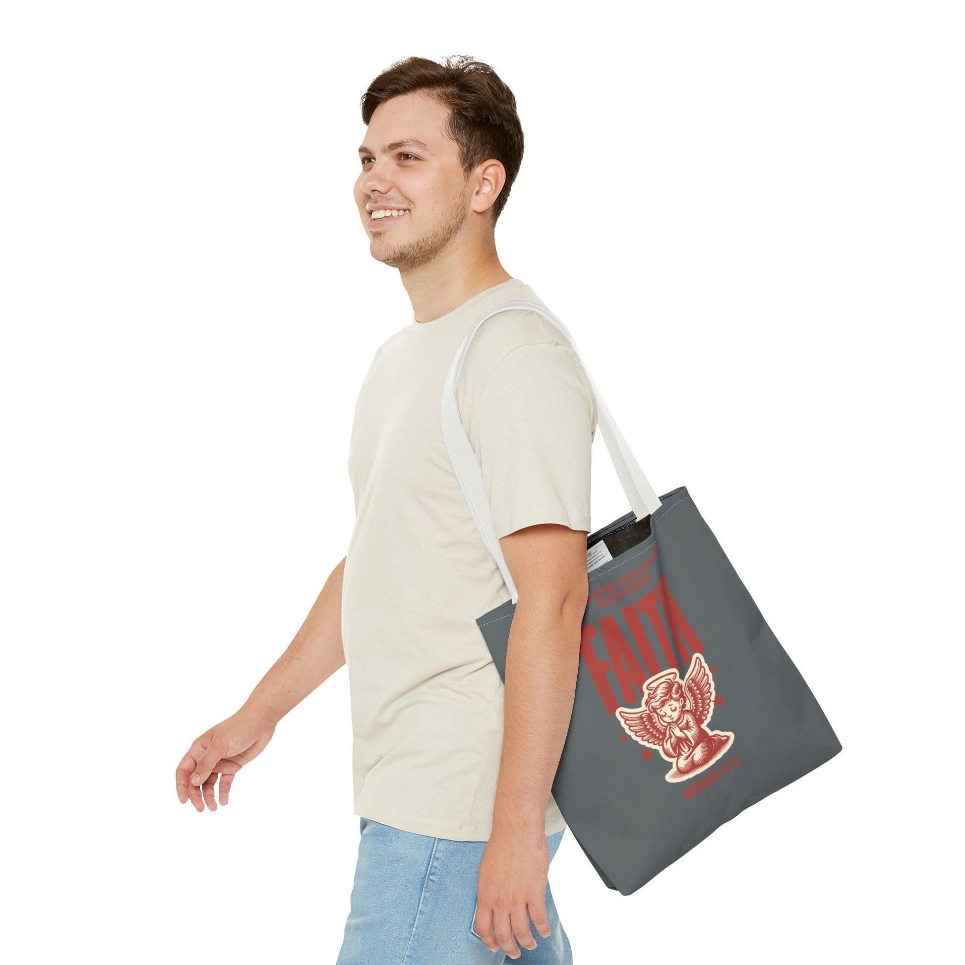 Faith-Inspired Tote Bag: Stylish & Versatile, Gift for Holidays, Shopping, Encouragement, Inspirational Gift, Eco-Friendly Bag
