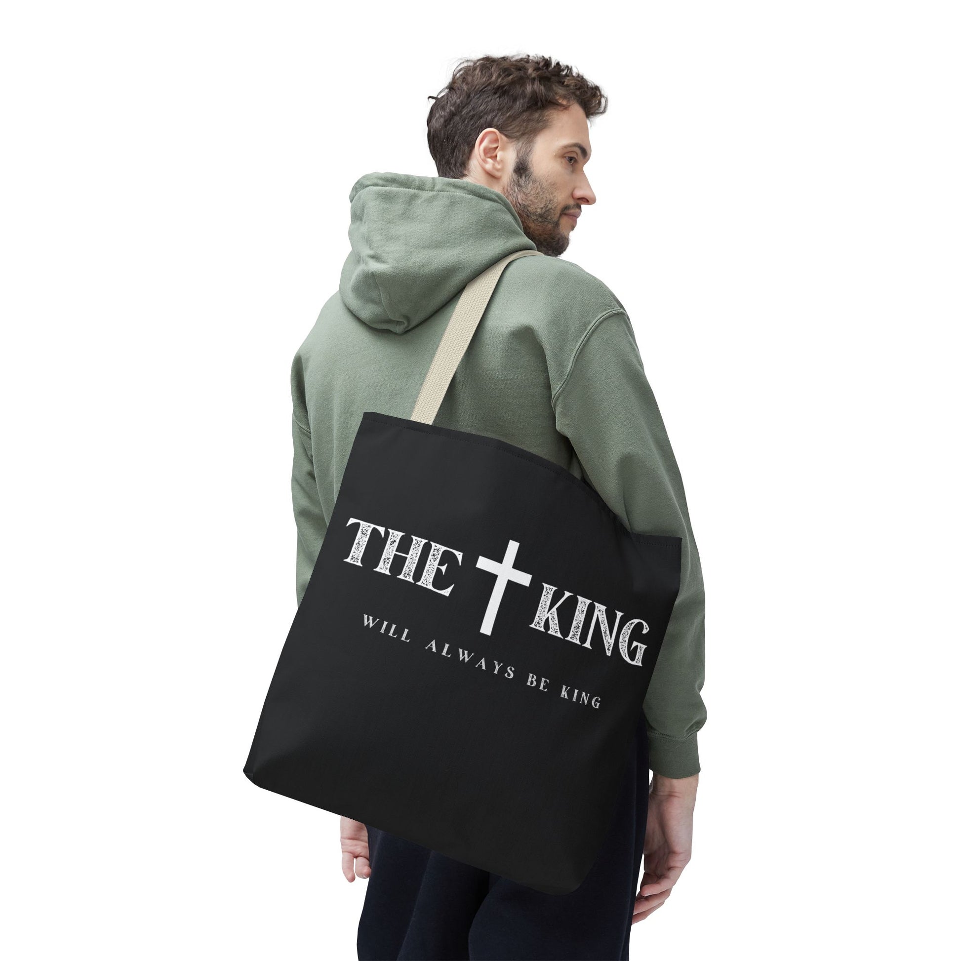 Faith-Inspired Tote Bag, Christian Tote, Shopping Bag, Bible Verse Bag, Gift for Believers, Church Accessory