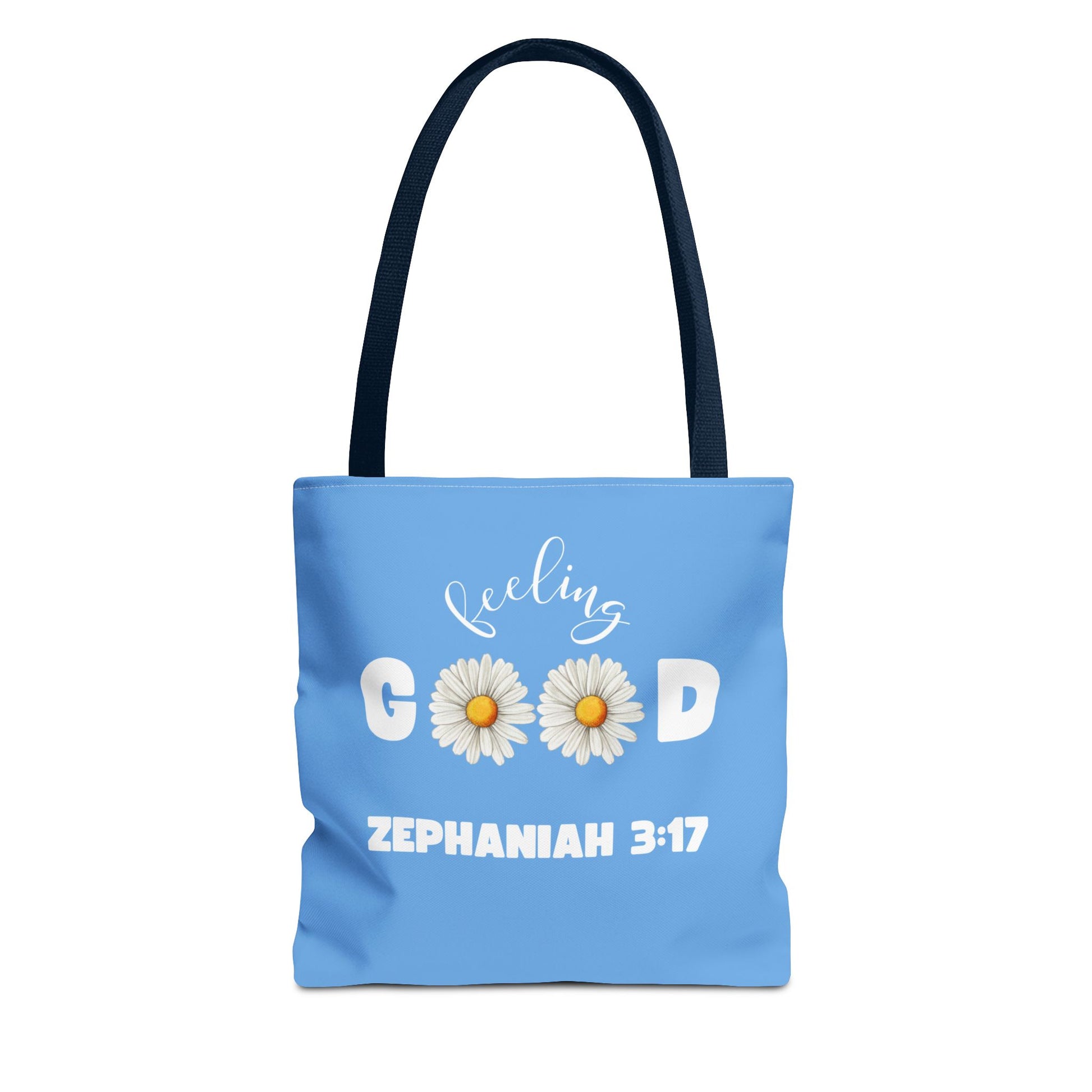 Inspirational Tote Bag - Feeling Good, Floral Design, Scripture Quote, Motivational Gift, Everyday Use, Church Events