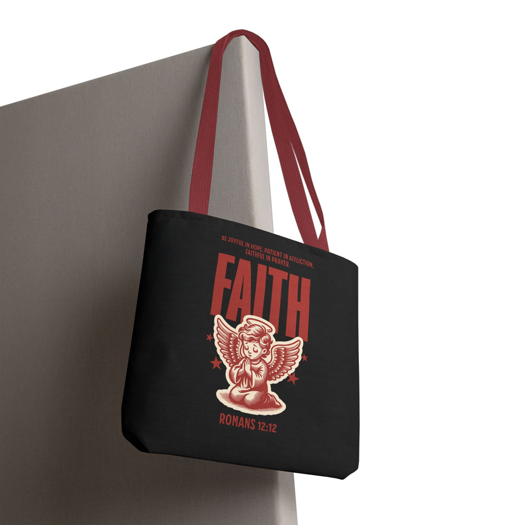 Faith-Inspired Tote Bag, Religious Shopping Bag, Gift for Believers, Motivational Daily Bag, Christian Faith Tote