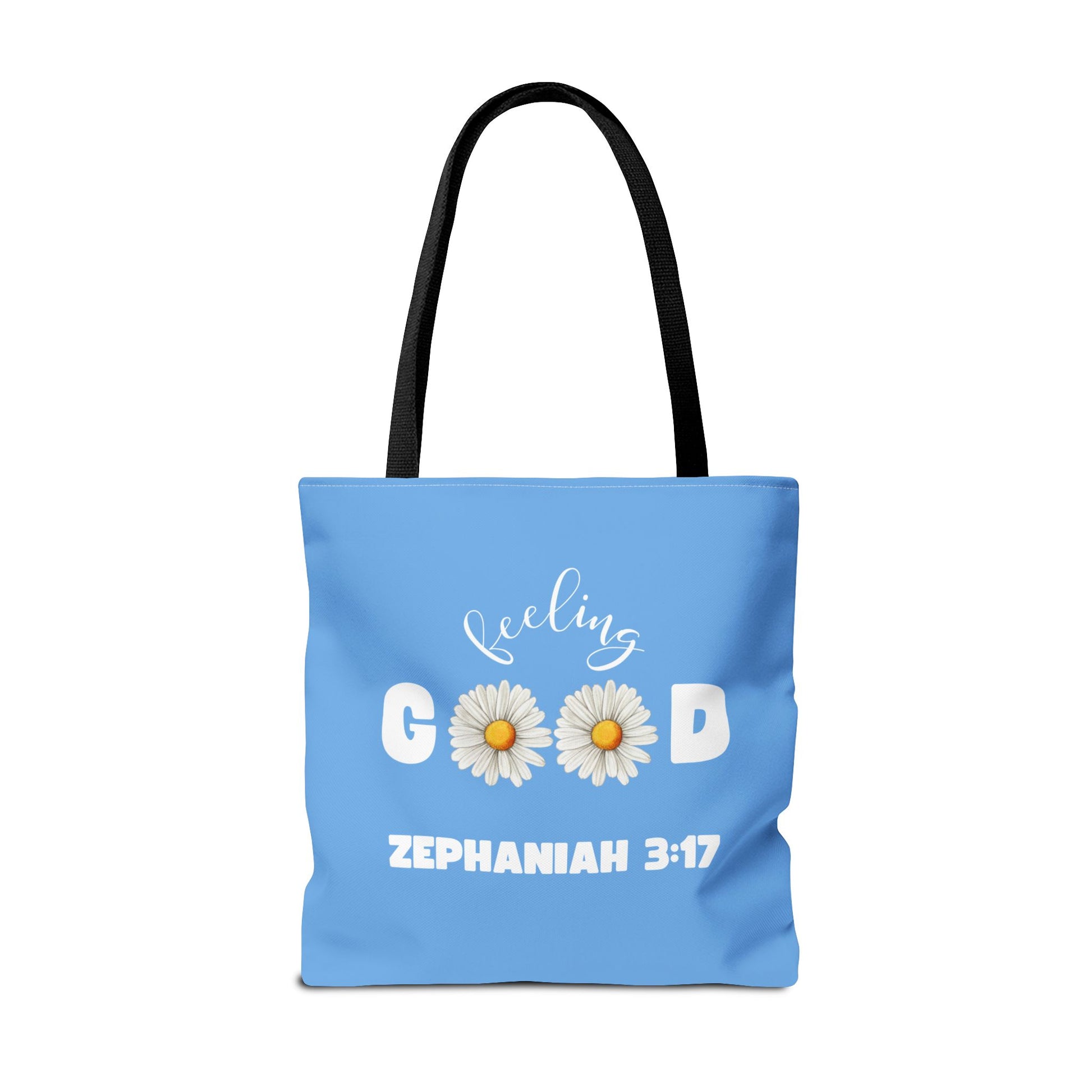 Inspirational Tote Bag - Feeling Good, Floral Design, Scripture Quote, Motivational Gift, Everyday Use, Church Events