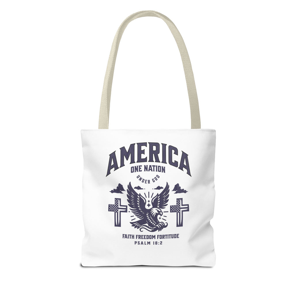 ⭐ America Faith Tote Bag – Bold Patriotic & Faith Statement