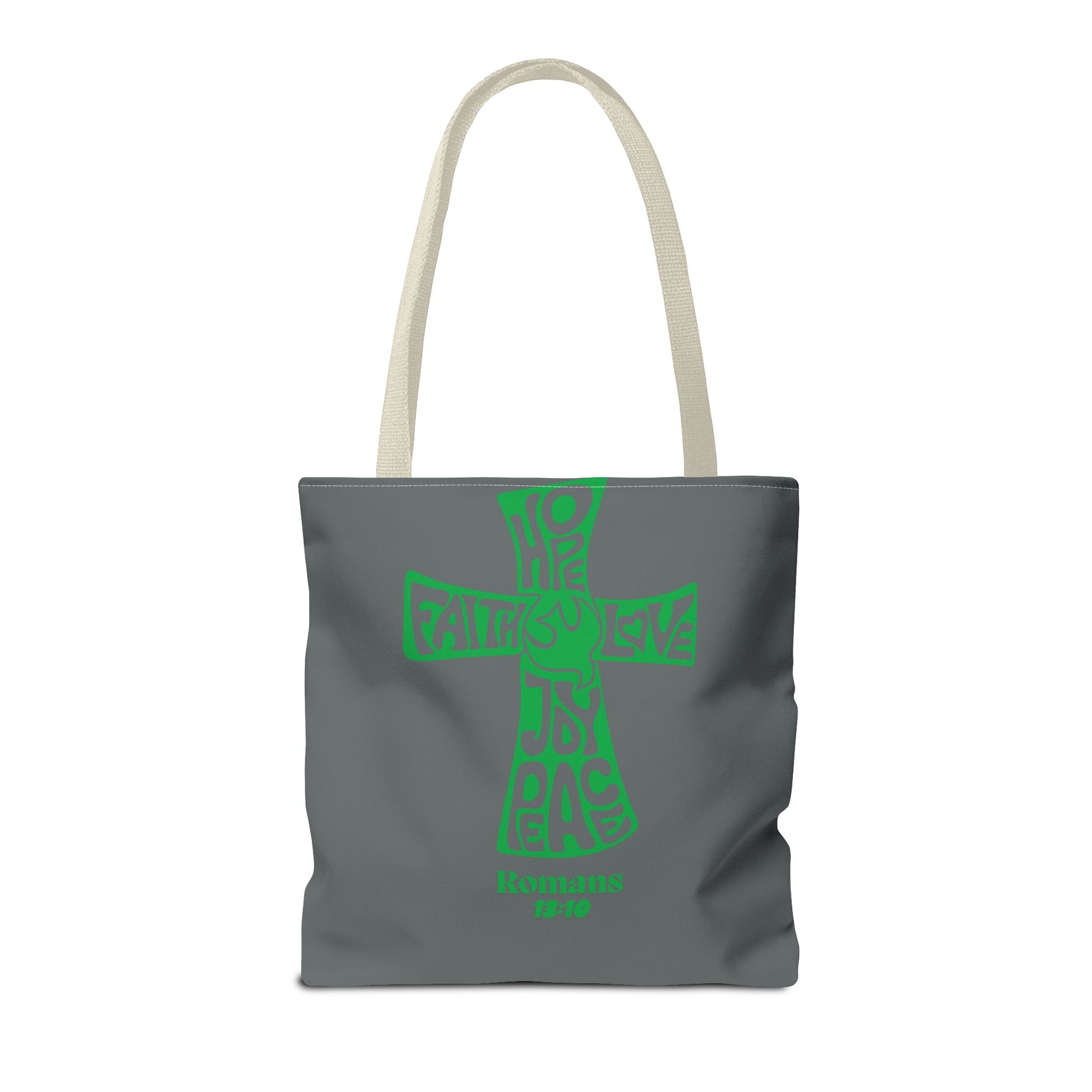 Faith-Inspired Tote Bag, Motivational Cross Design, Spiritual Gift, Everyday Use, Eco-Friendly Fashion, Religious Accessories