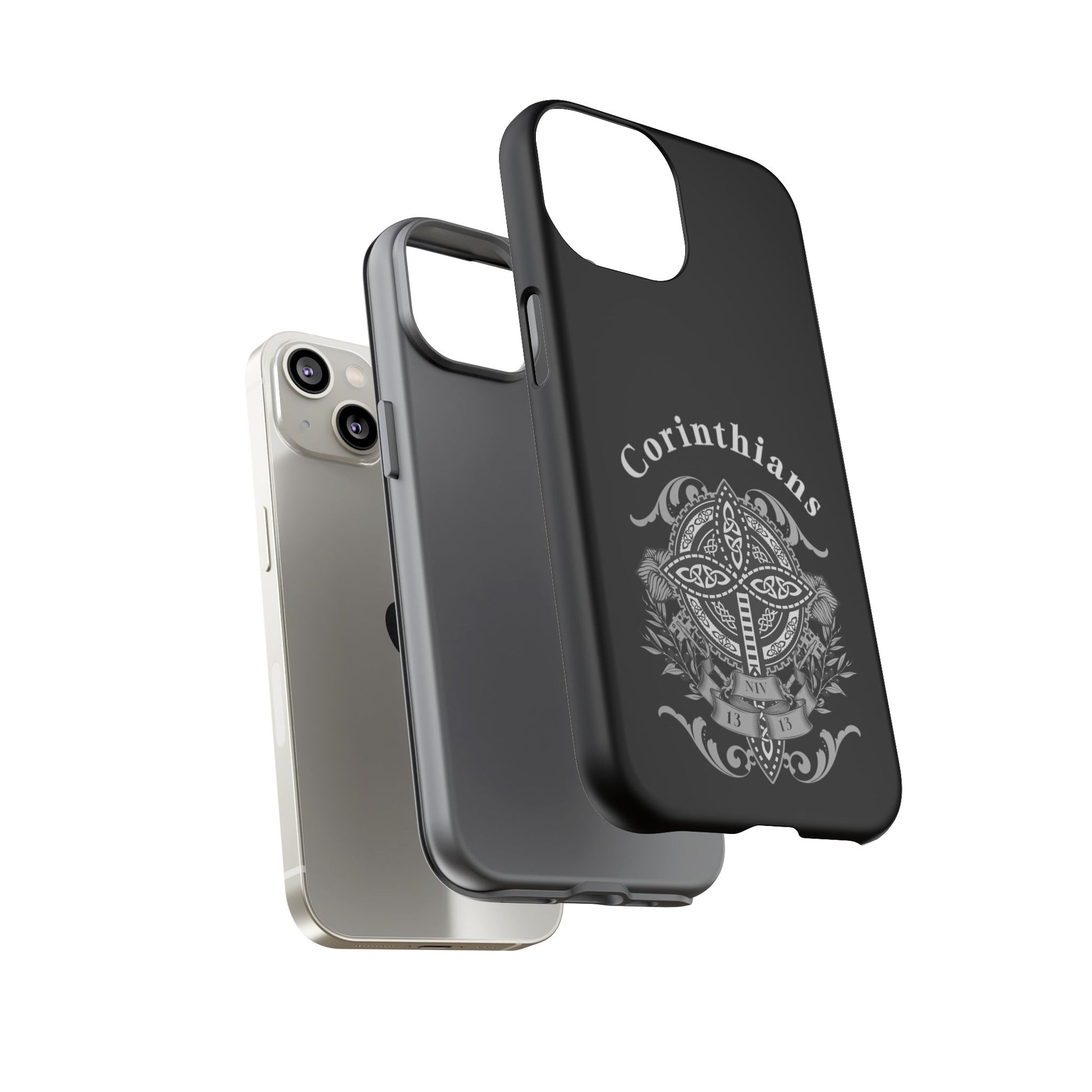 Corinthians Tough Case: Durable Phone Protection, Christian Gift, Unique Design, Trendy Accessory, Faith-Based Style