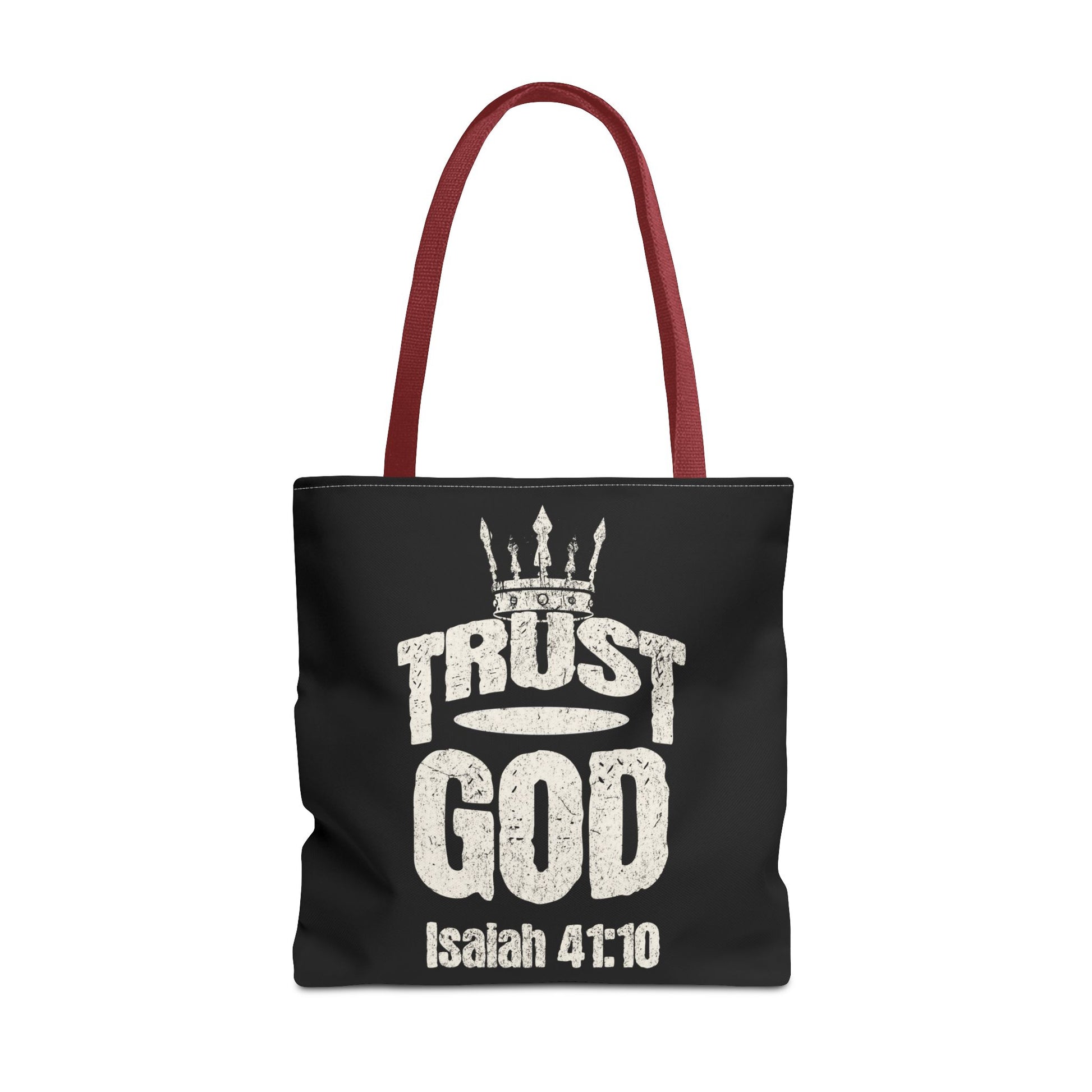 ✝️ Trust God – Isaiah 41:10 Christian Tote Bag