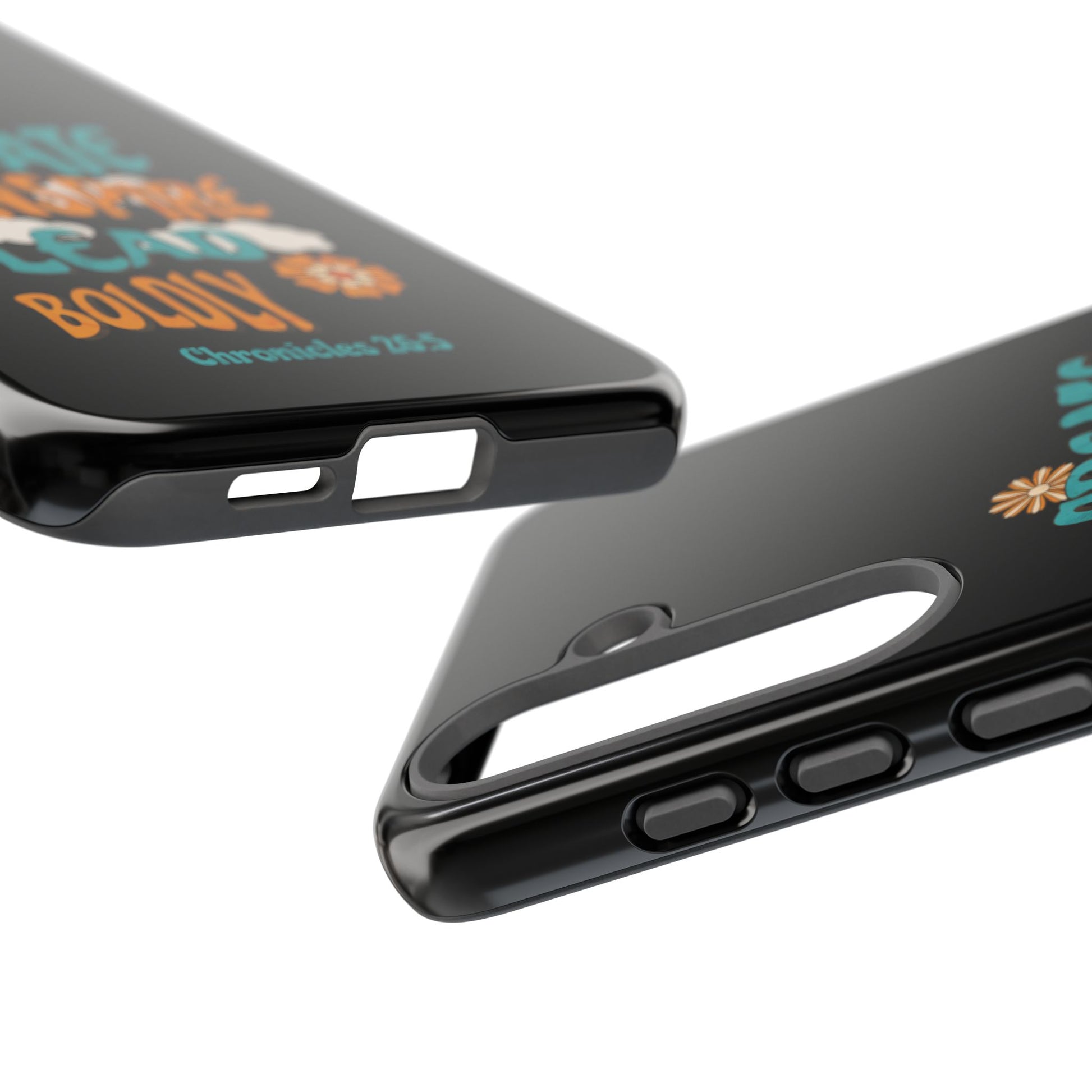 Bold Inspirational Phone Case, Create Inspire Lead Case, Gift for Creatives, Motivational Accessory, Flower Design, Custom Phone Cover