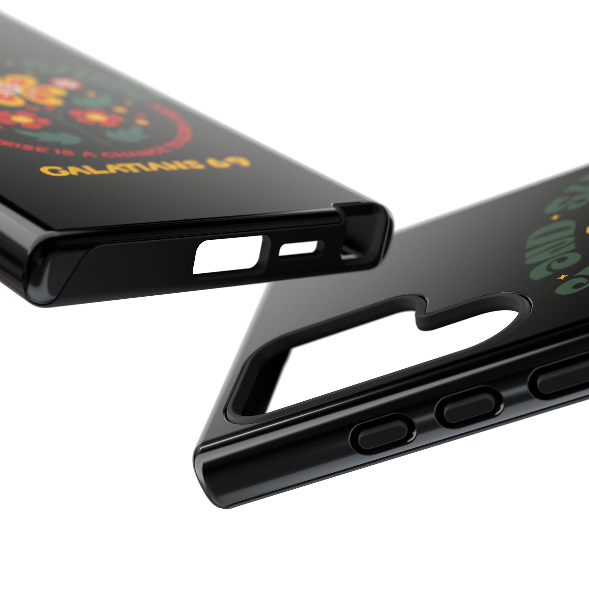 Floral "Rise and Shine" Galatians 6:9 Phone Case – Motivational Christian Gift