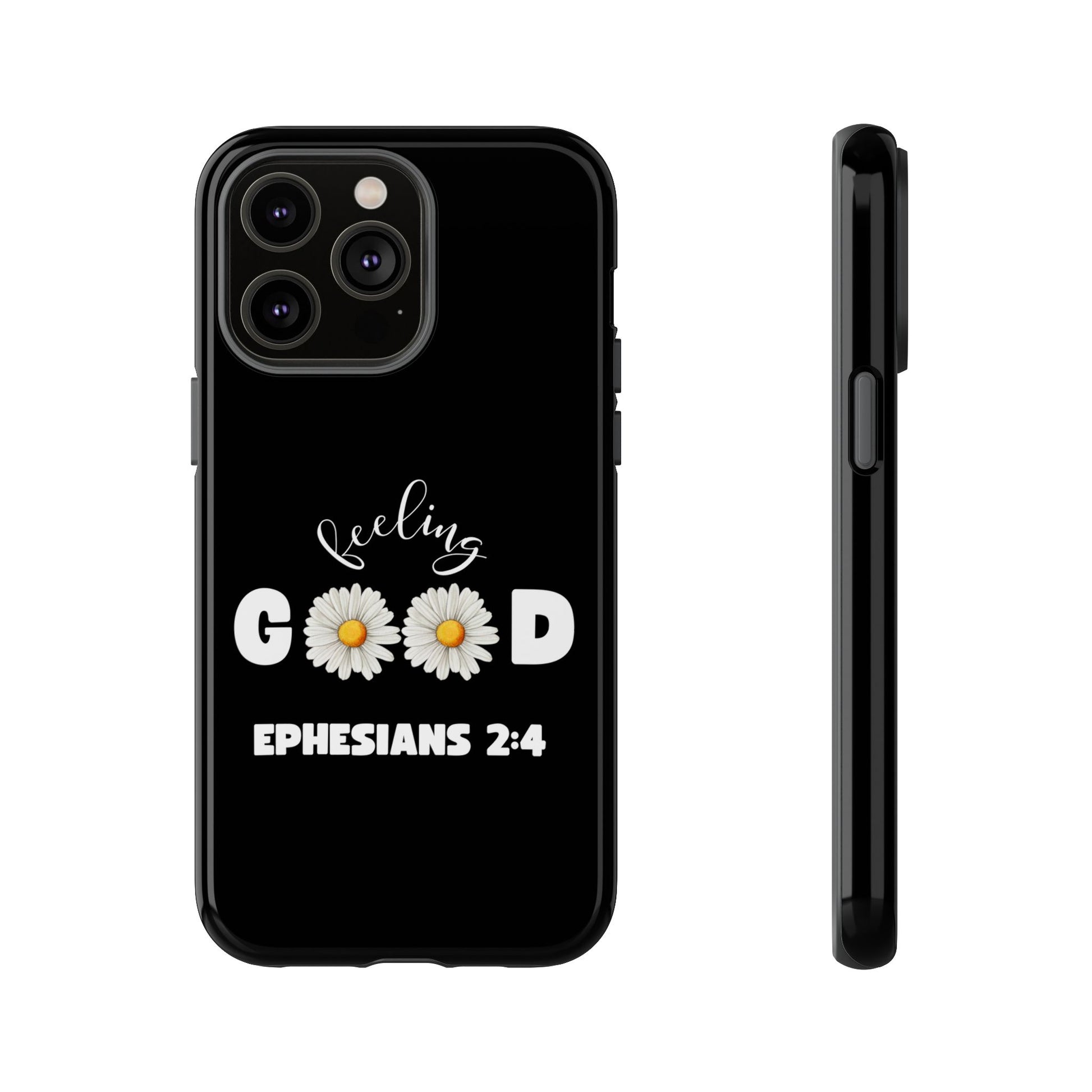 Ephesians 2:4 Floral Phone Case, Inspirational iPhone Cover, Tough Cases for Positivity, Motivational Gift for Friends, Spring Accessories