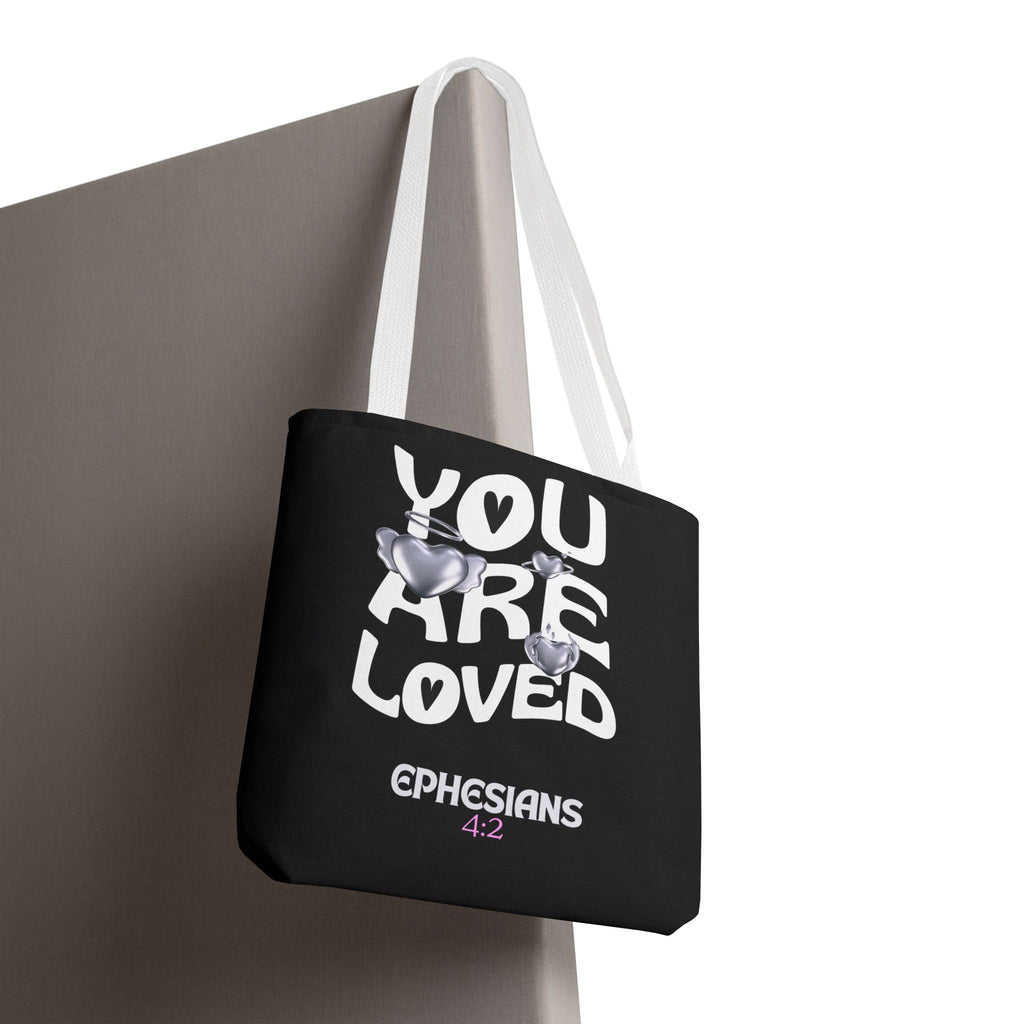 ⭐ "You Are Loved" Tote Bag – Ephesians 4:2