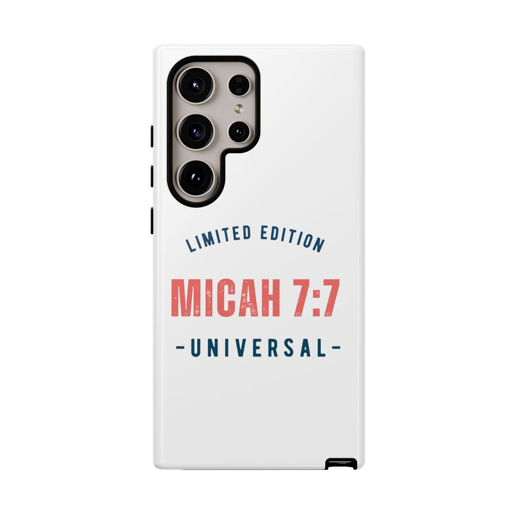 ⭐ Micah 7:7 Limited Edition Phone Case | Inspirational Gift | Tough Protective Case for Christians | Bible Verse Merchandise