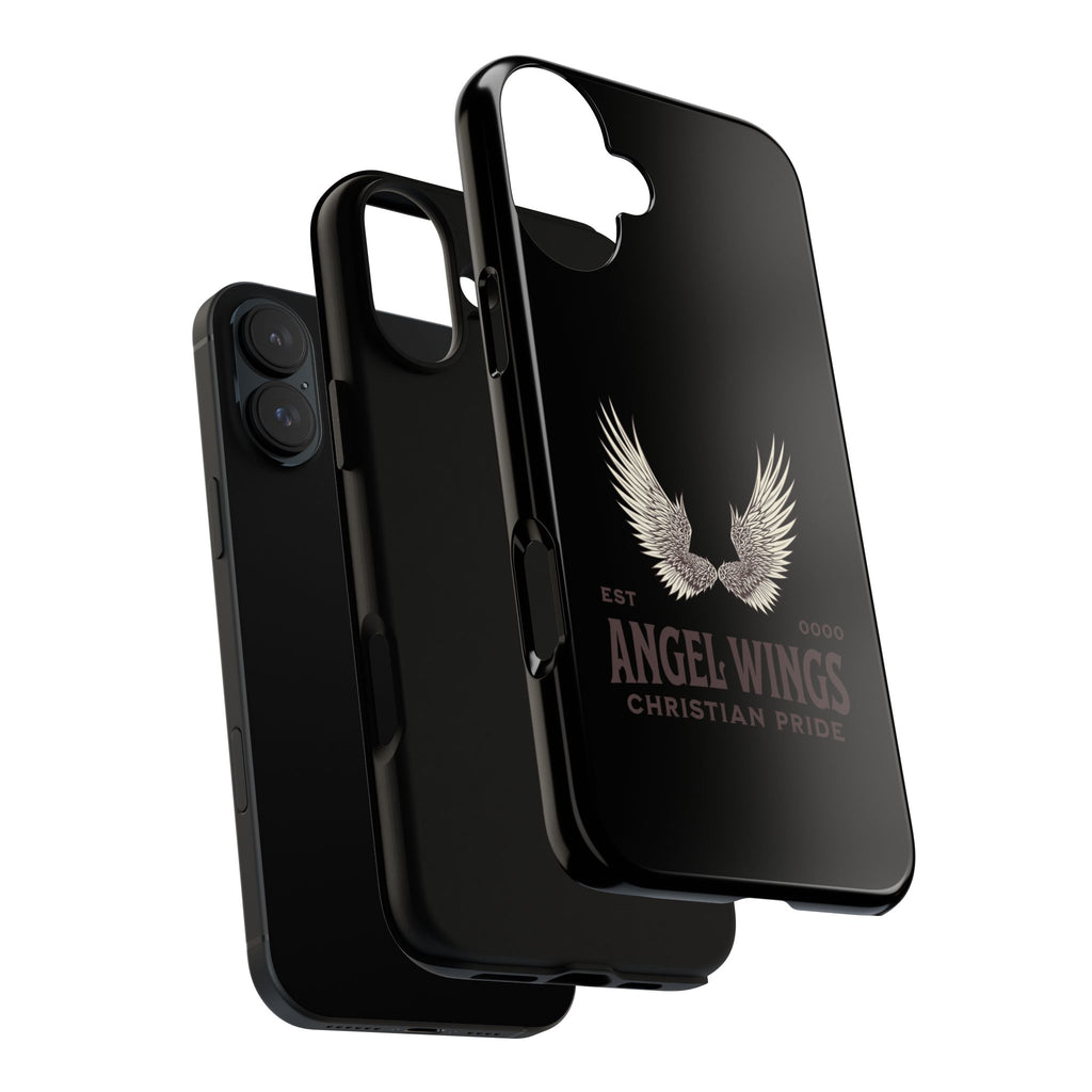 Angel Wings Phone Case - Tough Cases for Christian Pride, Unique Gift, Stylish Protection, Everyday Use, Angelic Design