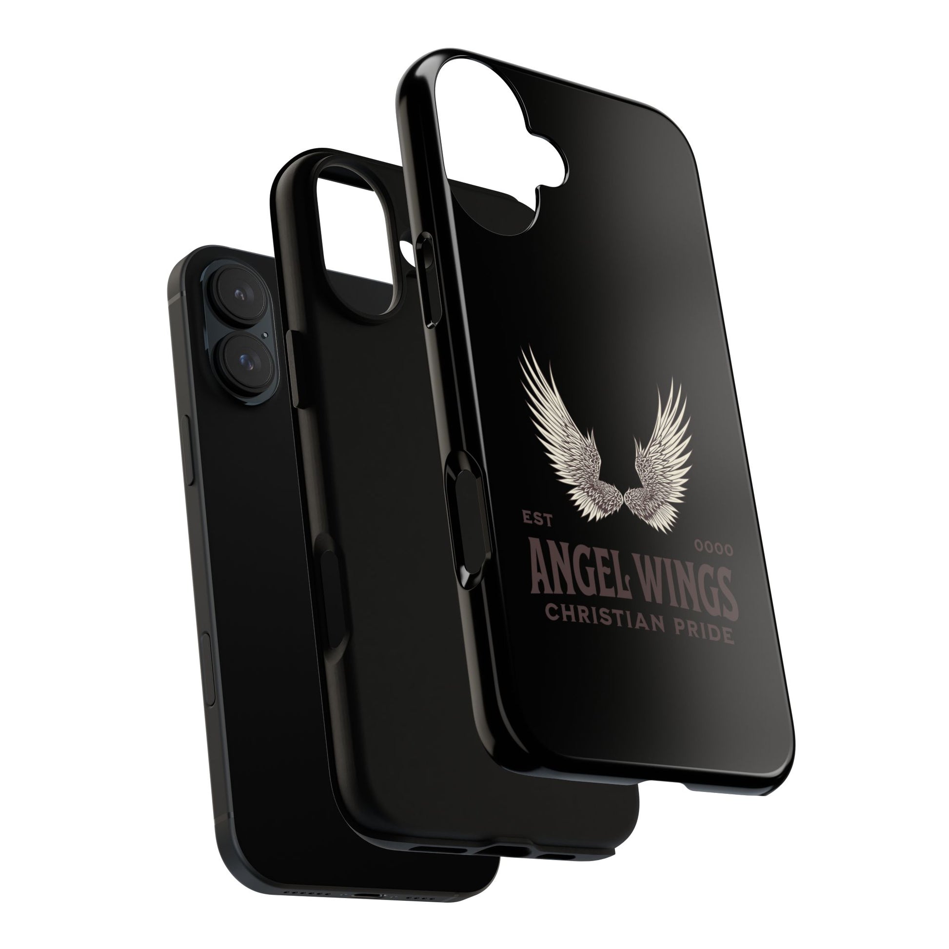 Angel Wings Phone Case - Tough Cases for Christian Pride, Unique Gift, Stylish Protection, Everyday Use, Angelic Design