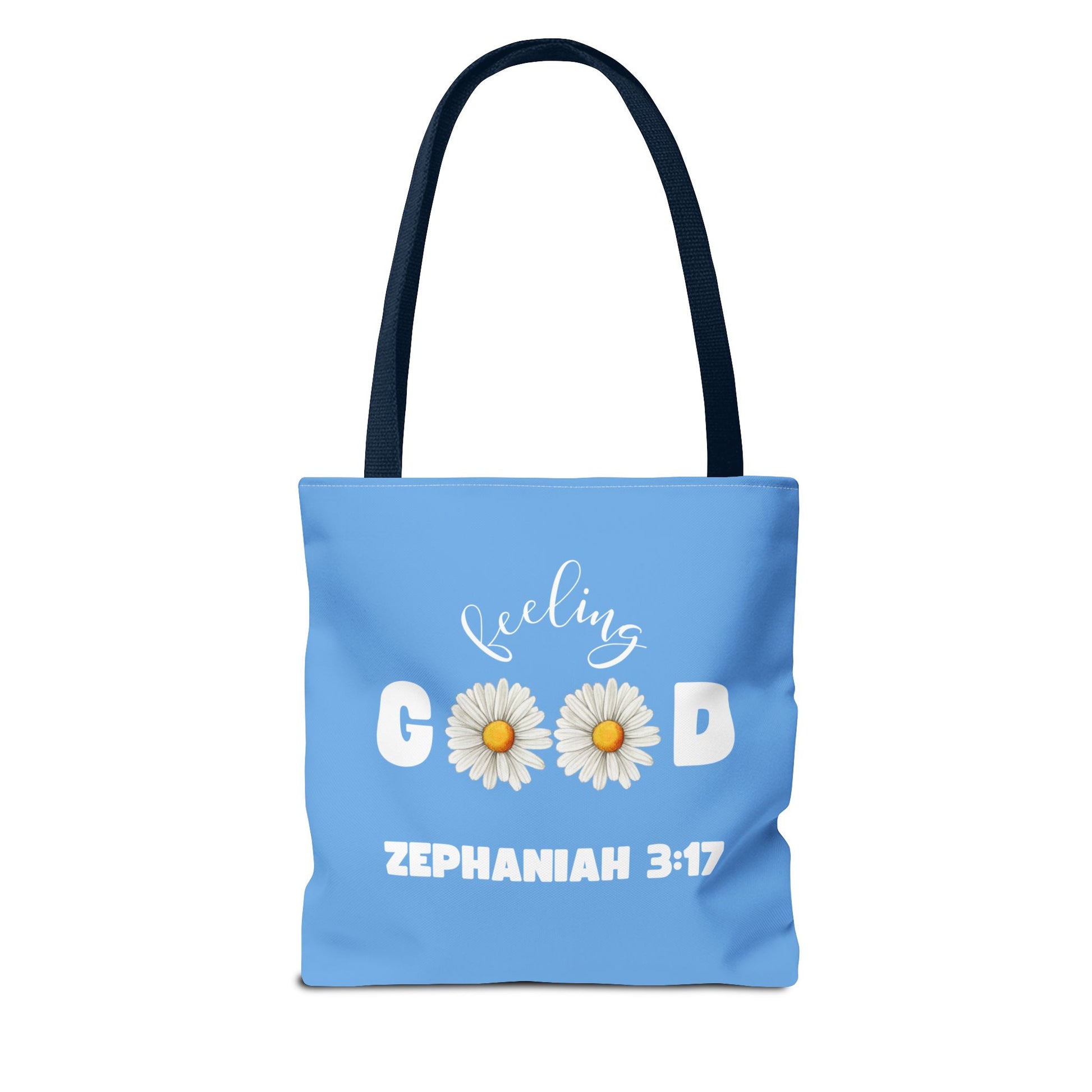 Inspirational Tote Bag - Feeling Good, Floral Design, Scripture Quote, Motivational Gift, Everyday Use, Church Events