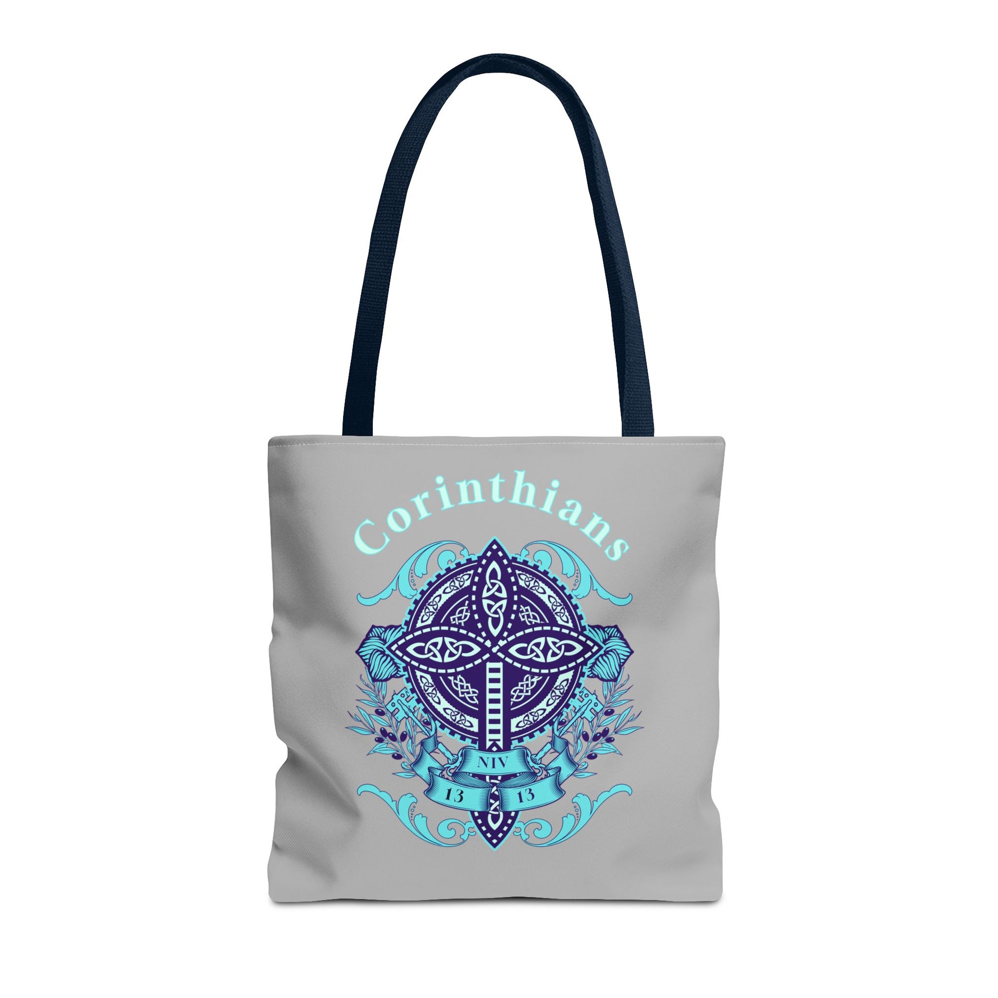 ⭐ Corinthians Cross Tote Bag – Celtic Faith-Inspired Carryall