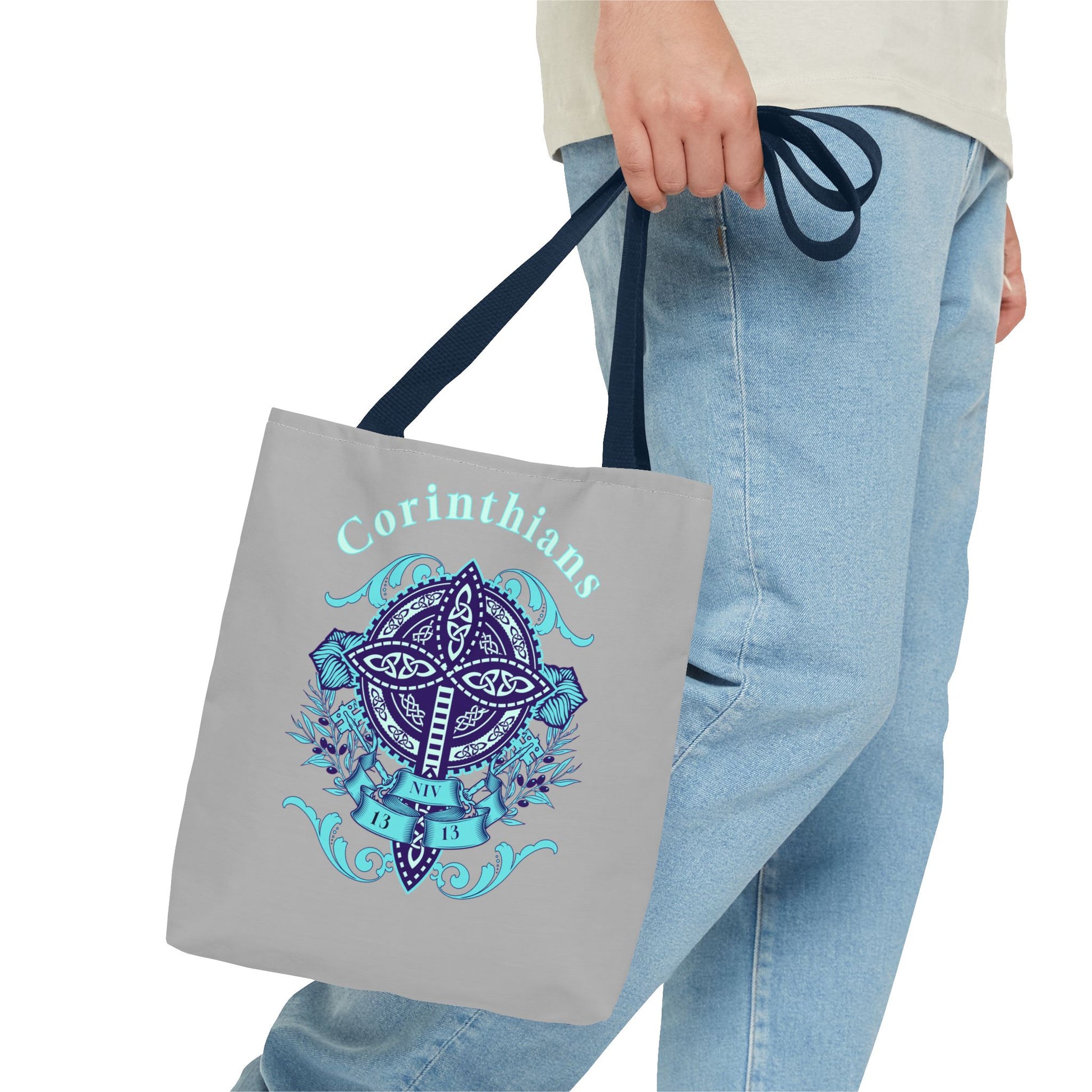 Spiritual Tote Bag with Cross Design | Christian Shoulder Bag, Inspirational Gift, Bible Verse Tote, Comfortable Everyday Use, [...]
