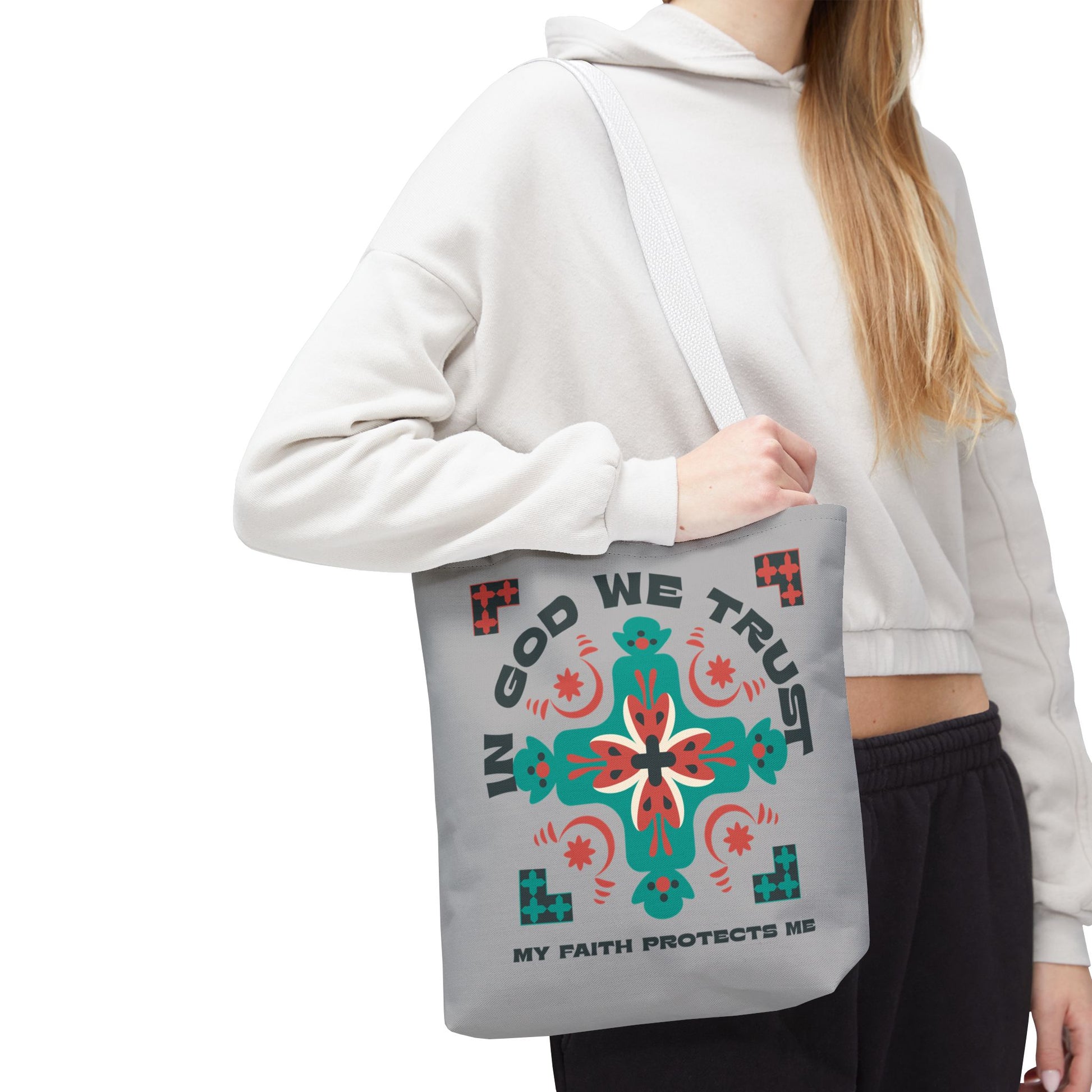 Faith-Inspired Tote Bag, Spiritual Shopper, Inspirational Gift, Religious Tote, Christian Accessory, Everyday Use