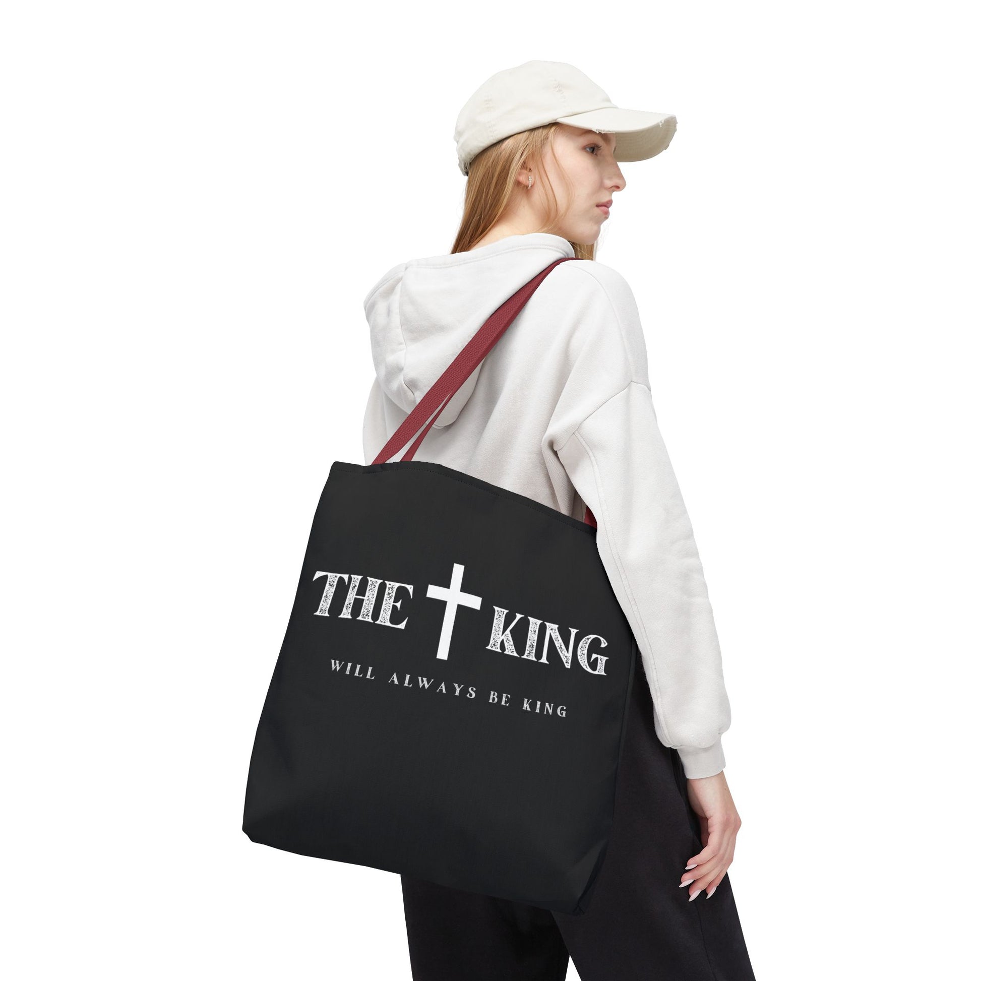 Faith-Inspired Tote Bag, Christian Tote, Shopping Bag, Bible Verse Bag, Gift for Believers, Church Accessory