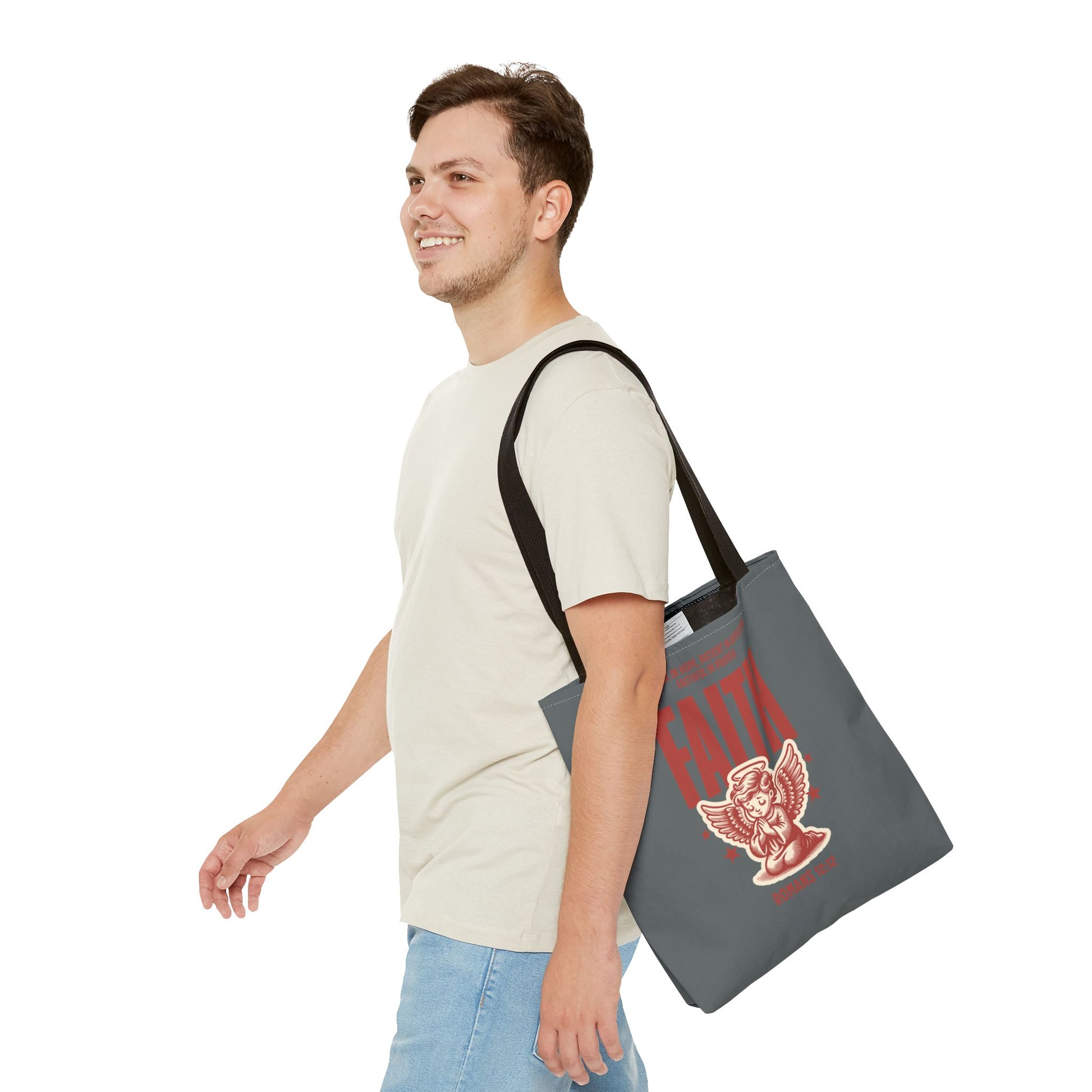 Faith-Inspired Tote Bag: Stylish & Versatile, Gift for Holidays, Shopping, Encouragement, Inspirational Gift, Eco-Friendly Bag